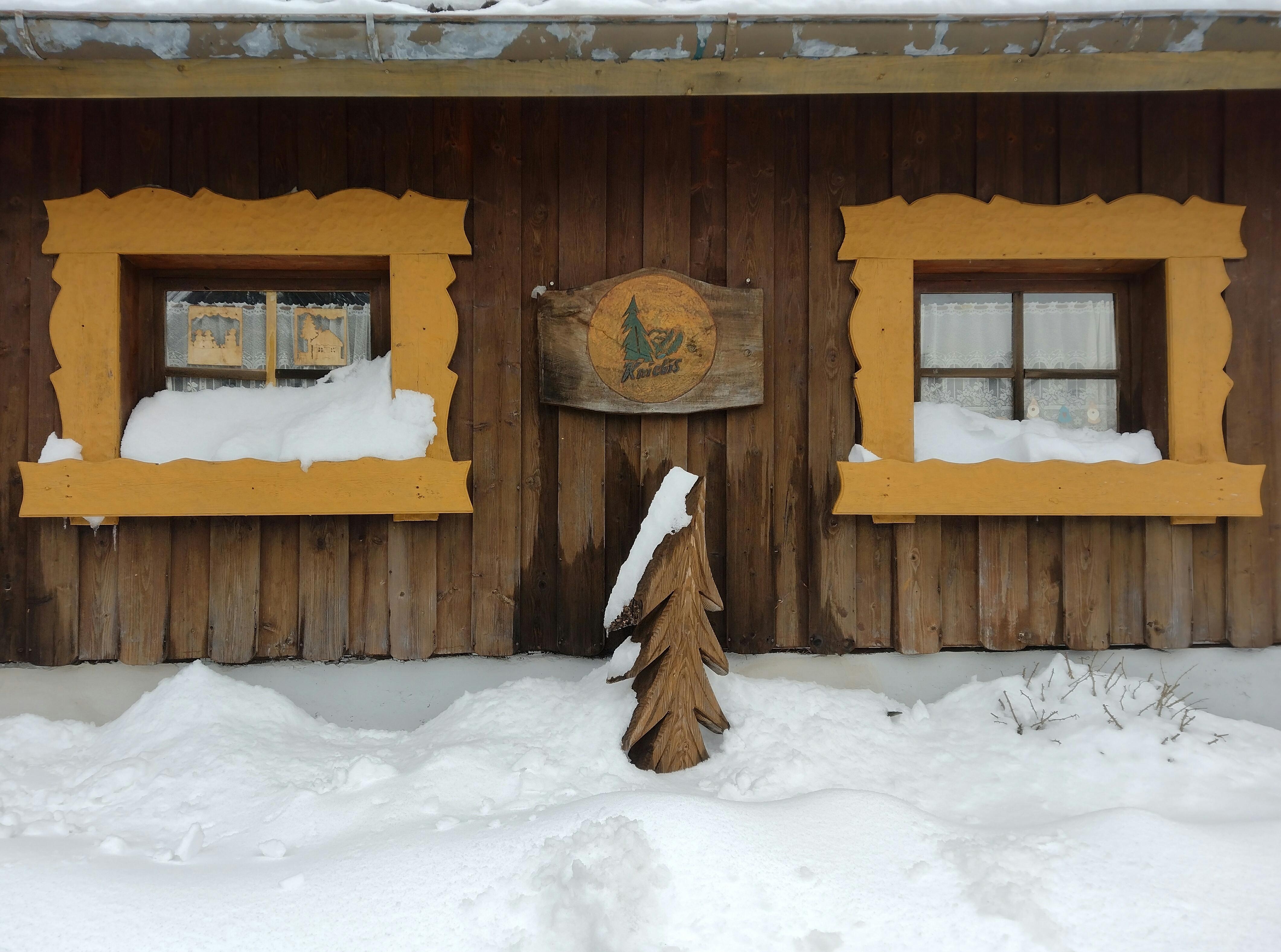 #kniebis #schwarzwald #schnee #winter #holzhaus