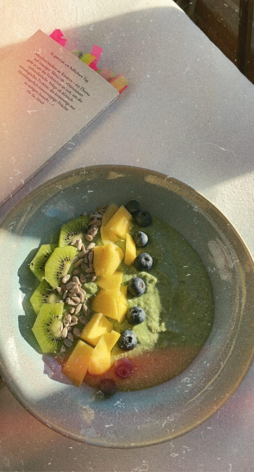 Kokos-Spinat-Bowl 🥥 perfekter Start in den Tag ☀️ #veggie #foodchallenge