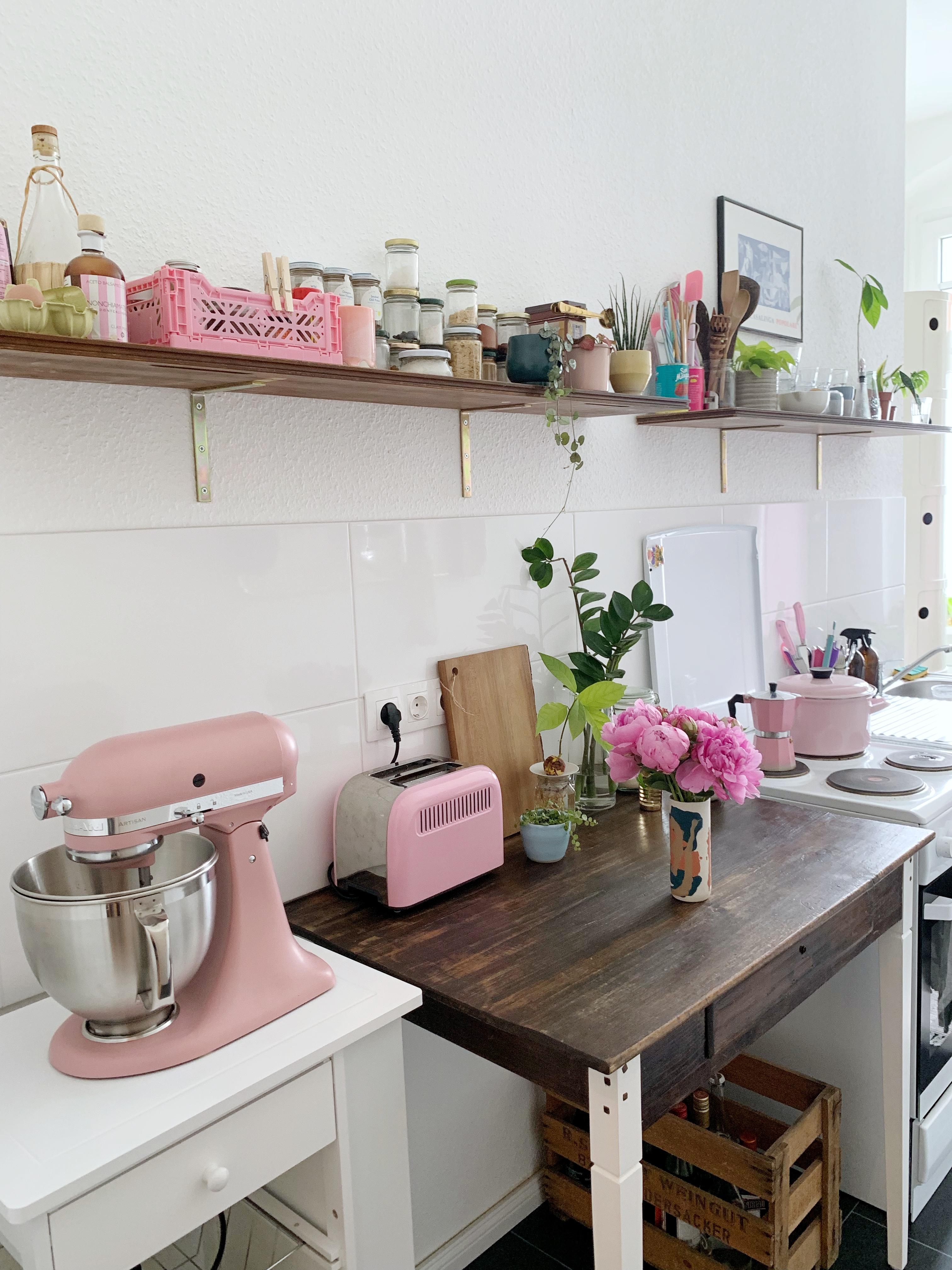 #küche #rosa #pfingstrosen