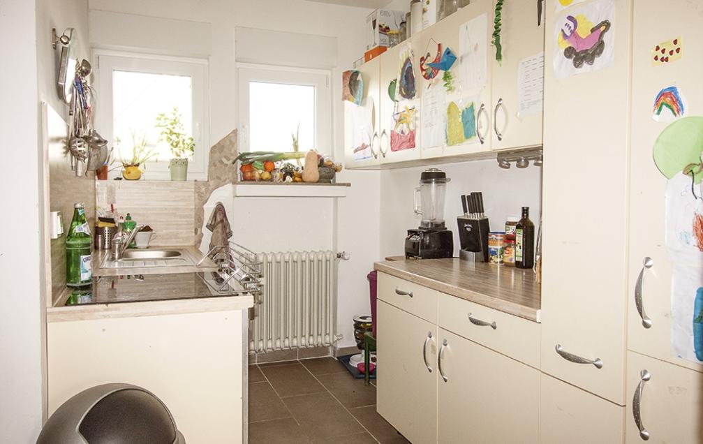 Küche vorher #kleineküche ©Juricev Immobilien & Homestaging