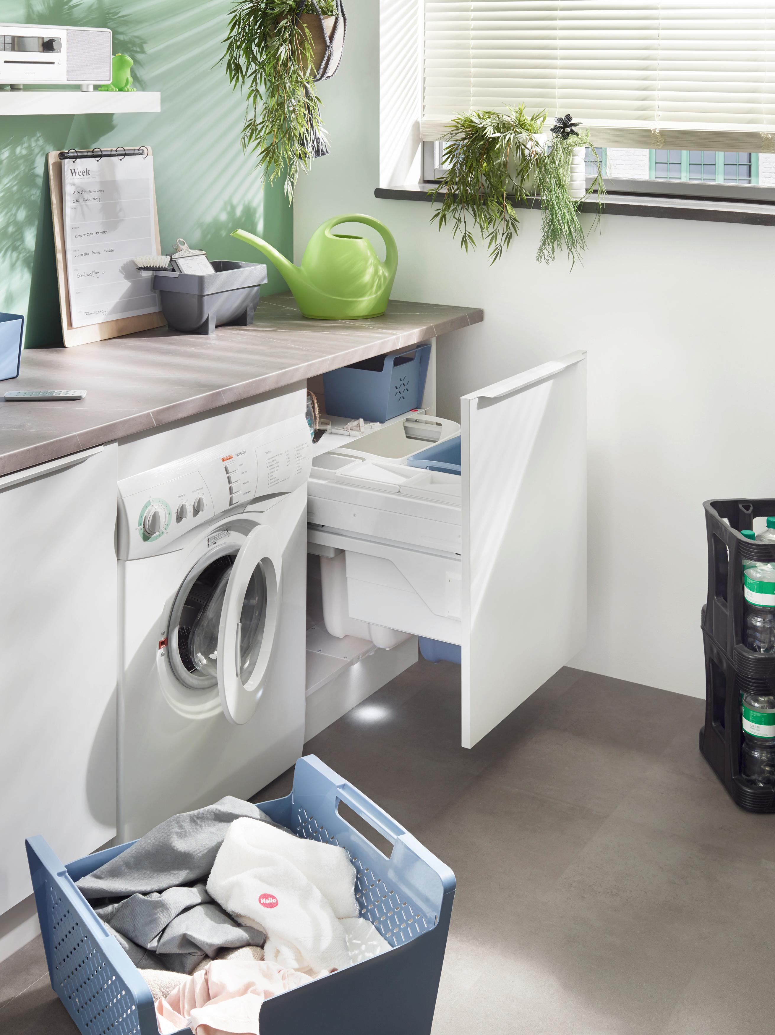 Laundry Area – komfortables Verstauen #aufbewahrung #schrank #kleiderschrank #wäschekorb #ordnungssystem #ordnungshelfer #hauswirtschaftsraum ©Hailo