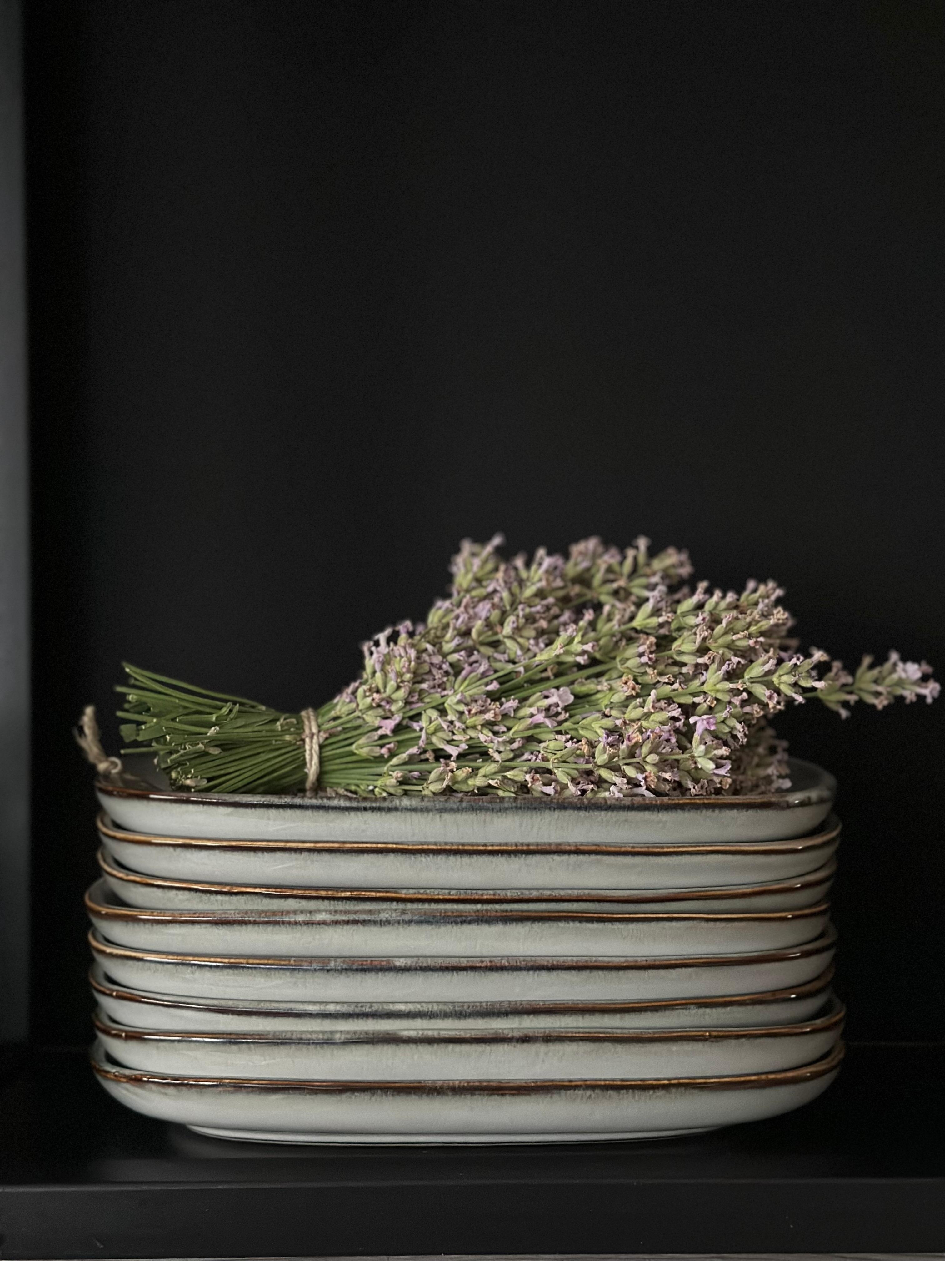 Lavendelernte #lavendel #keramik #küche #küchendeko #steinzeug #schwarz