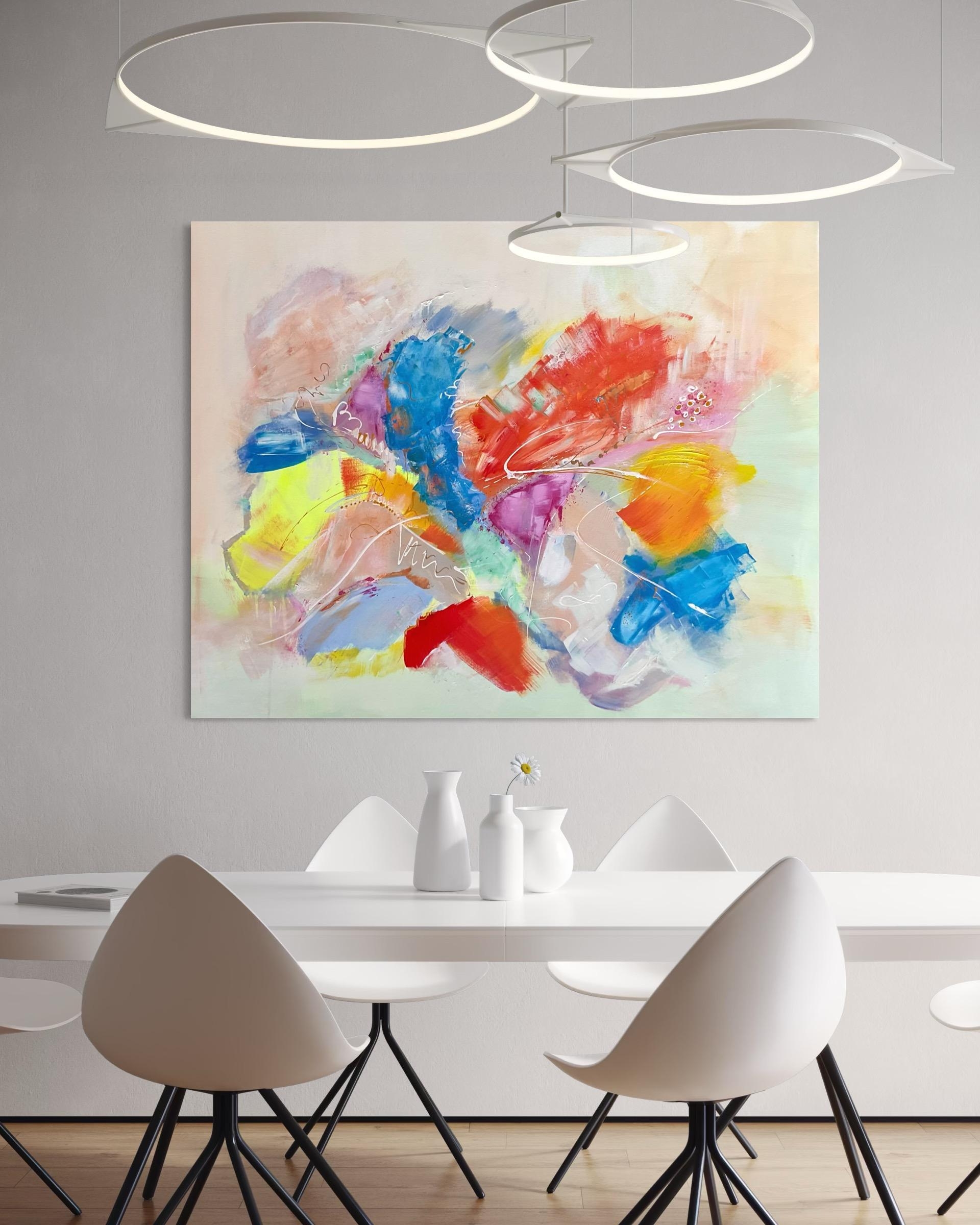 Lebendig und voller Lebensfreude 💕 - Das Unikat 100 x 80 cm wartet auf sein neues Zuhause? Vielleicht bei dir?

#couchliebt #couchstyle #interior #art #deko