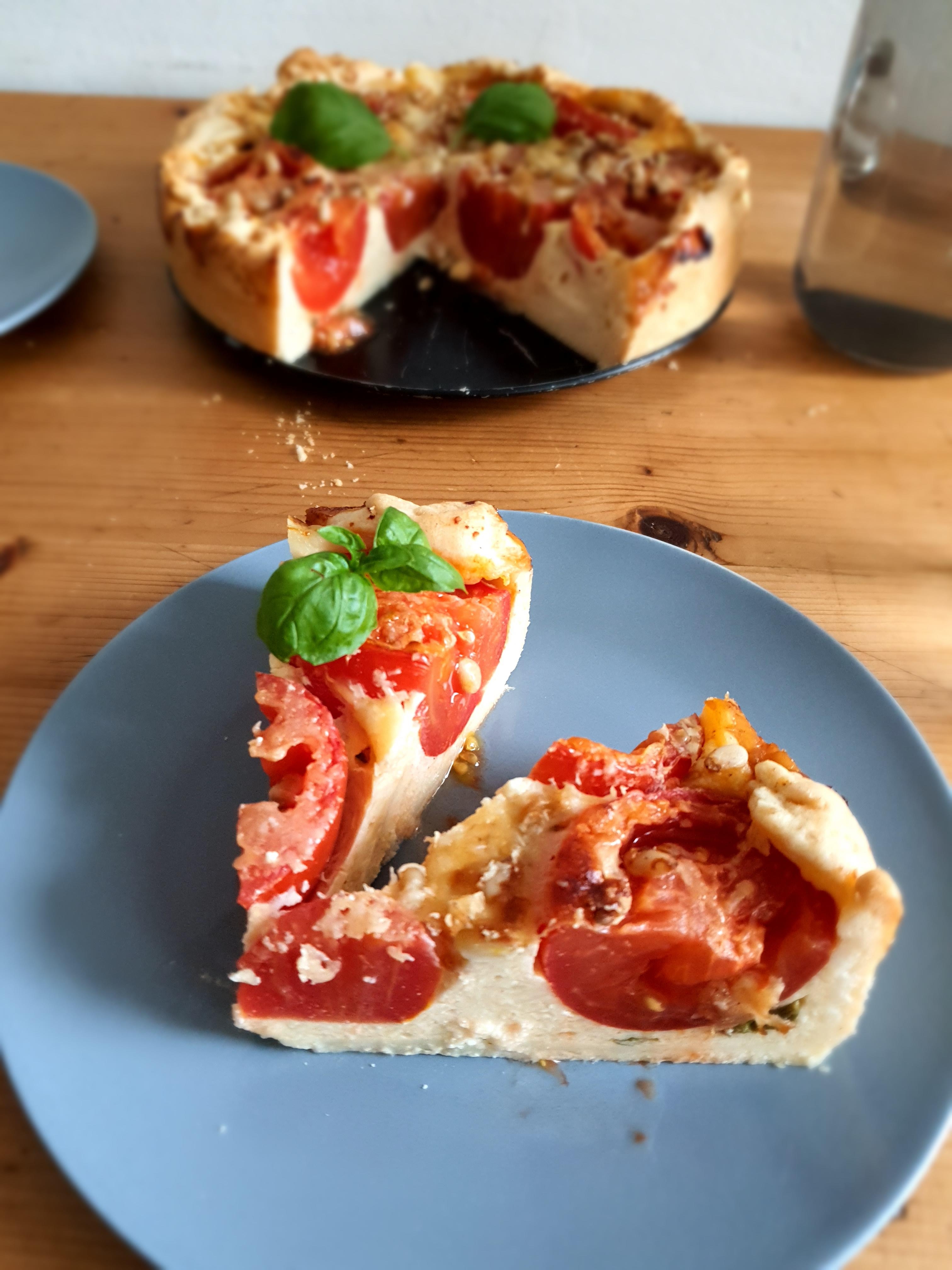 Leckere Tomaten Quiche #kochen #sommerküche