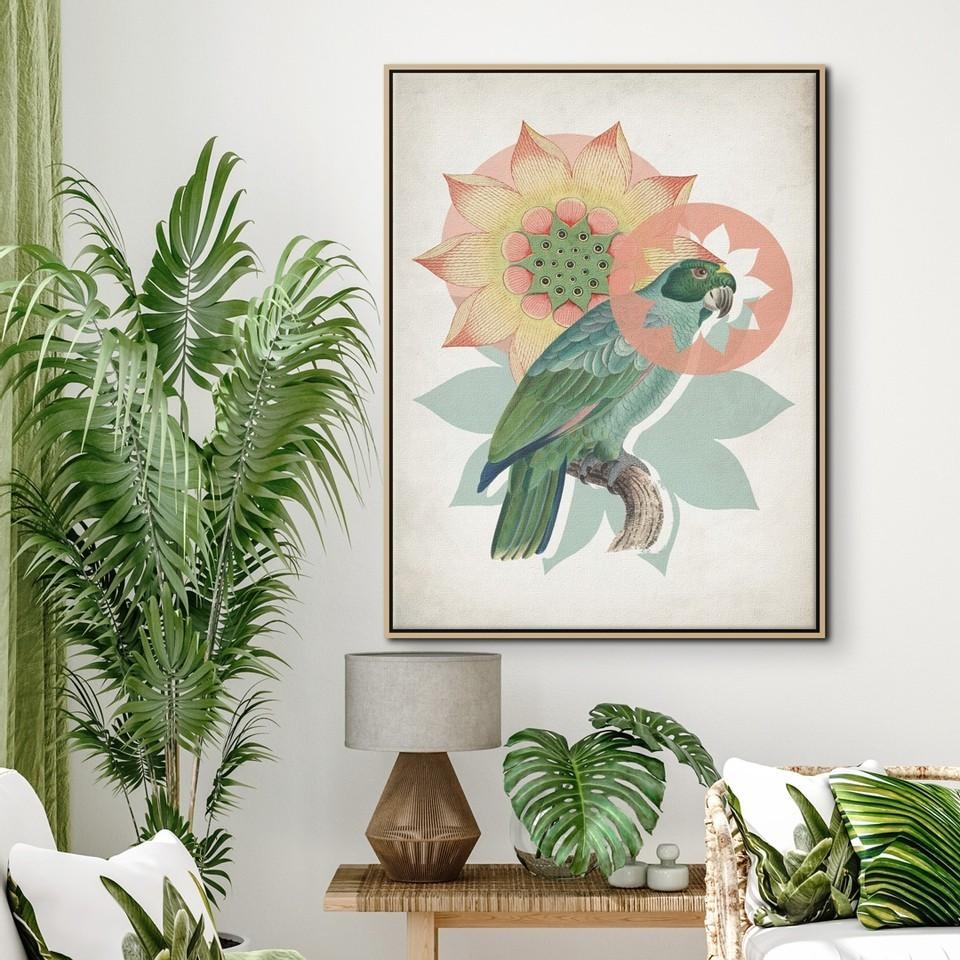 Leinwandbild mit Rahmen
"The happy lotus" - Mandy Reinmuth⁠
⁠
 #wohnzimmer #leinwandbilder #gerahmtebilder #posterlounge