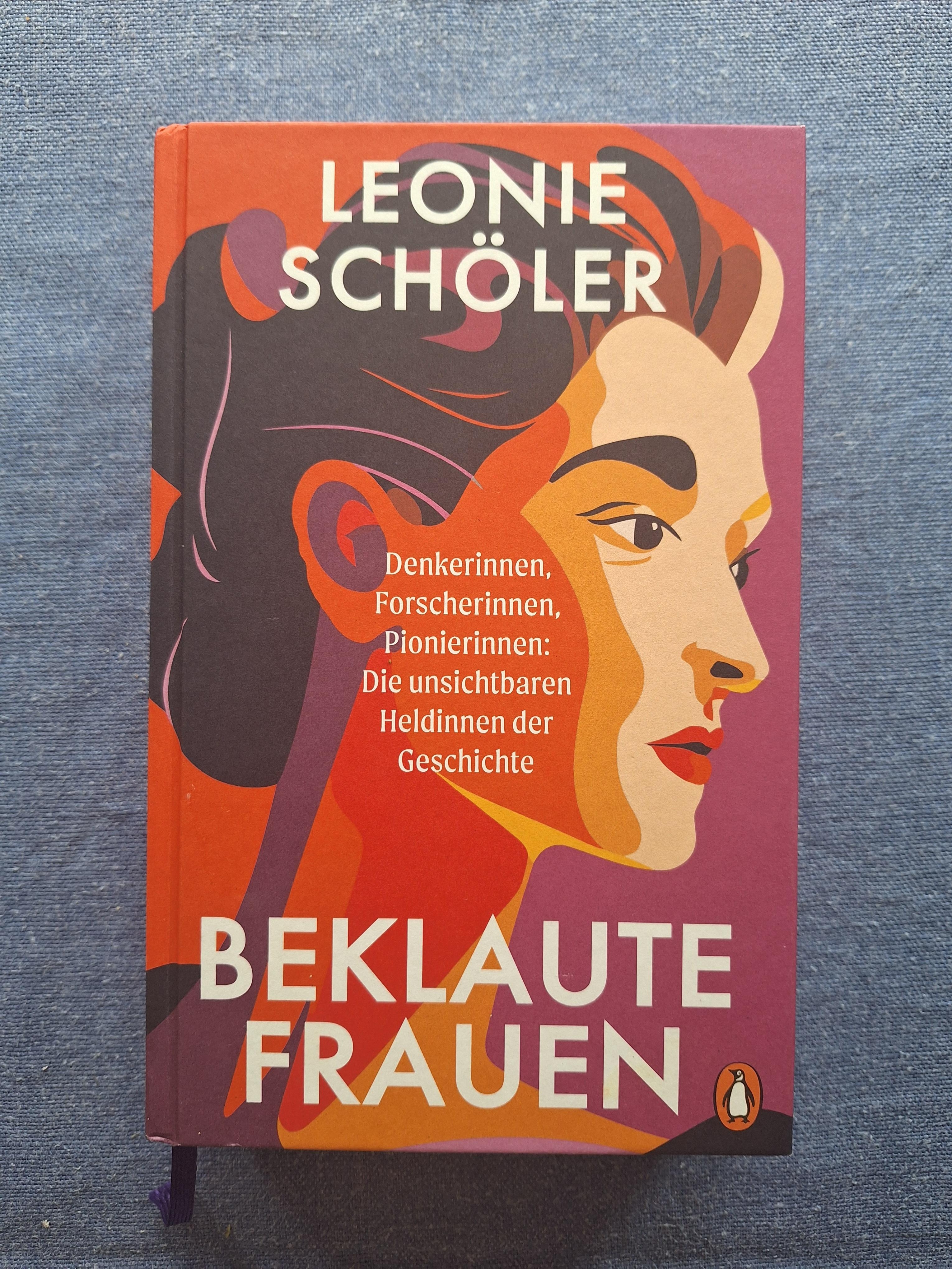 LEKTÜRE
#Lektüre #Buch #unbedingtlesen #BeklauteFrauen #LeonieSchöler #Zeit #Veränderung #Gesellschaft #Geschichte #Buchfüralle #keineWerbung #interessant