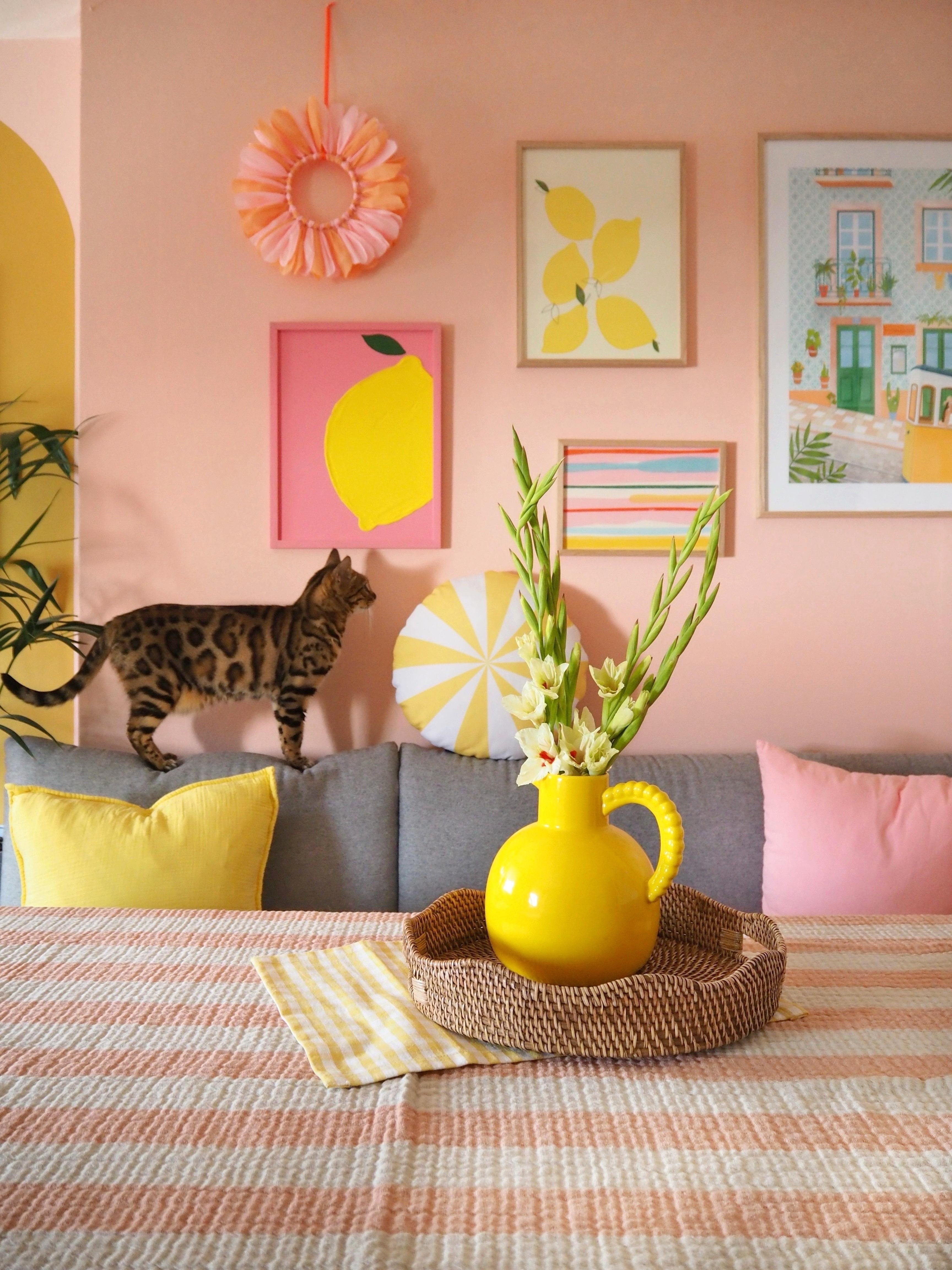 LEMON.LOVE #summerdecor #lemon #yellow #colorfulhome #bilderwand 