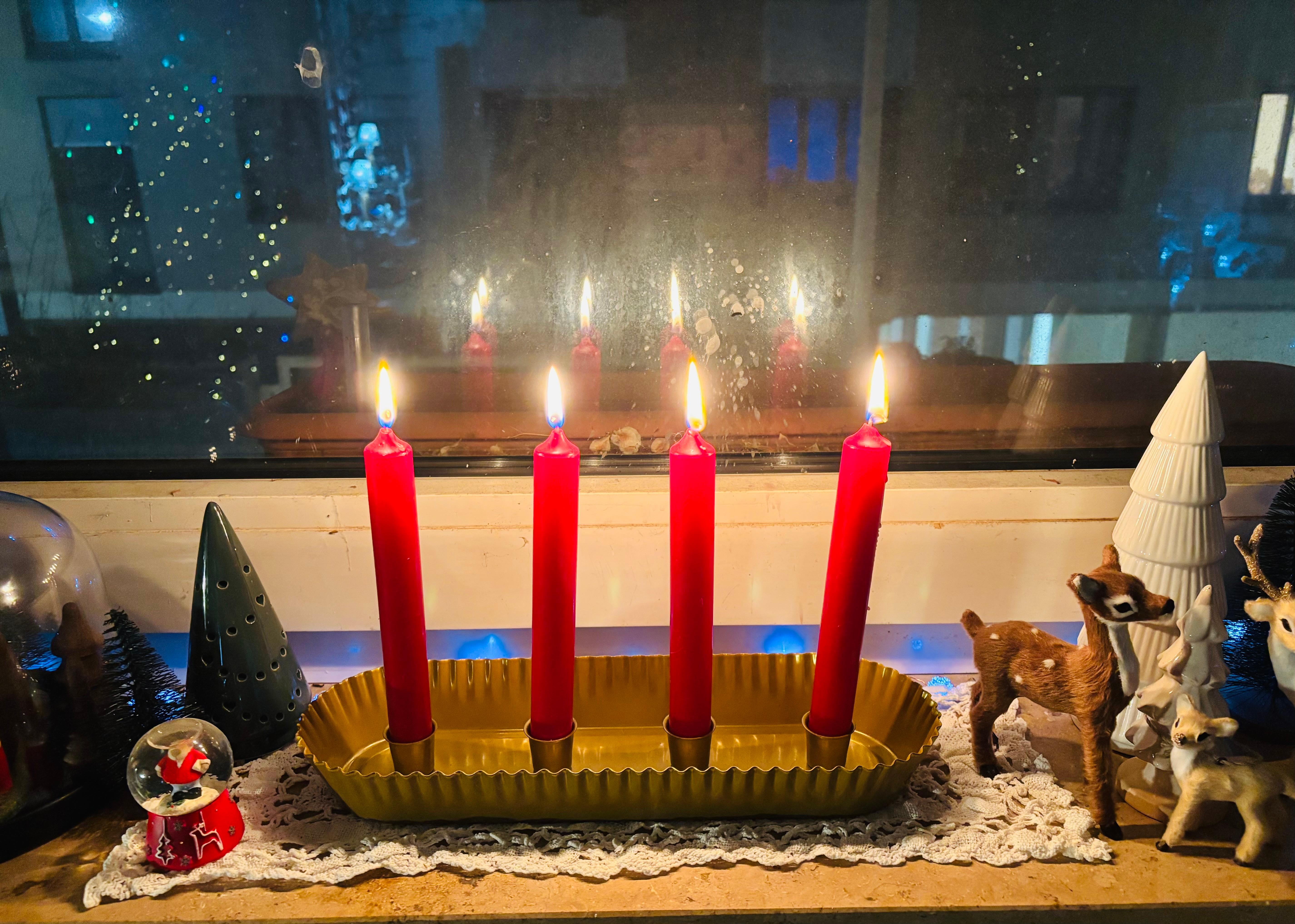 Licht in dunkler Zeit ✨🖤🕯️4. Advent 2024