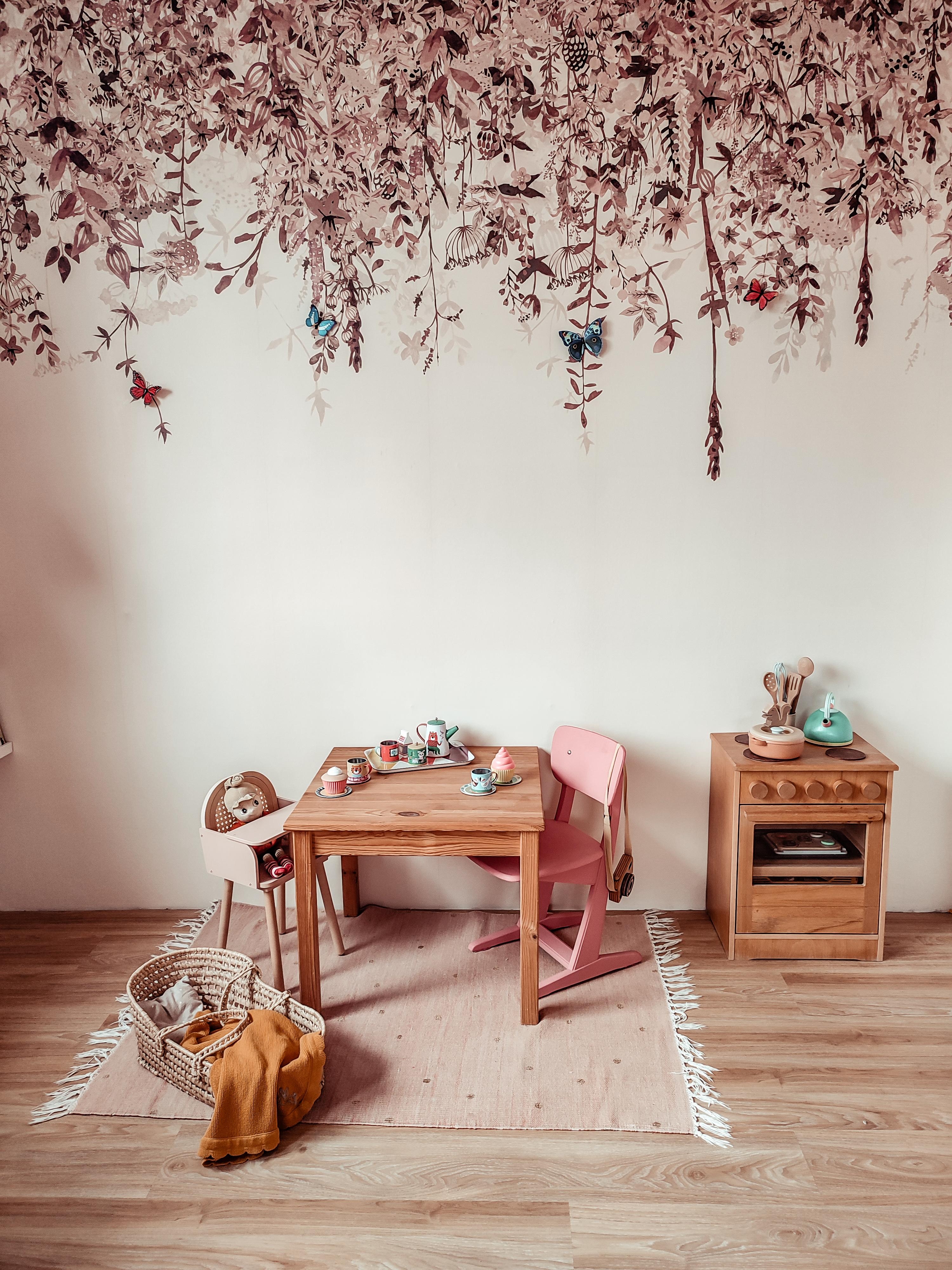 Lieblingswand im Mädchenzimmer 🥰
#fototapete #tapete #kinderzimmer #mädchenzimmer 
