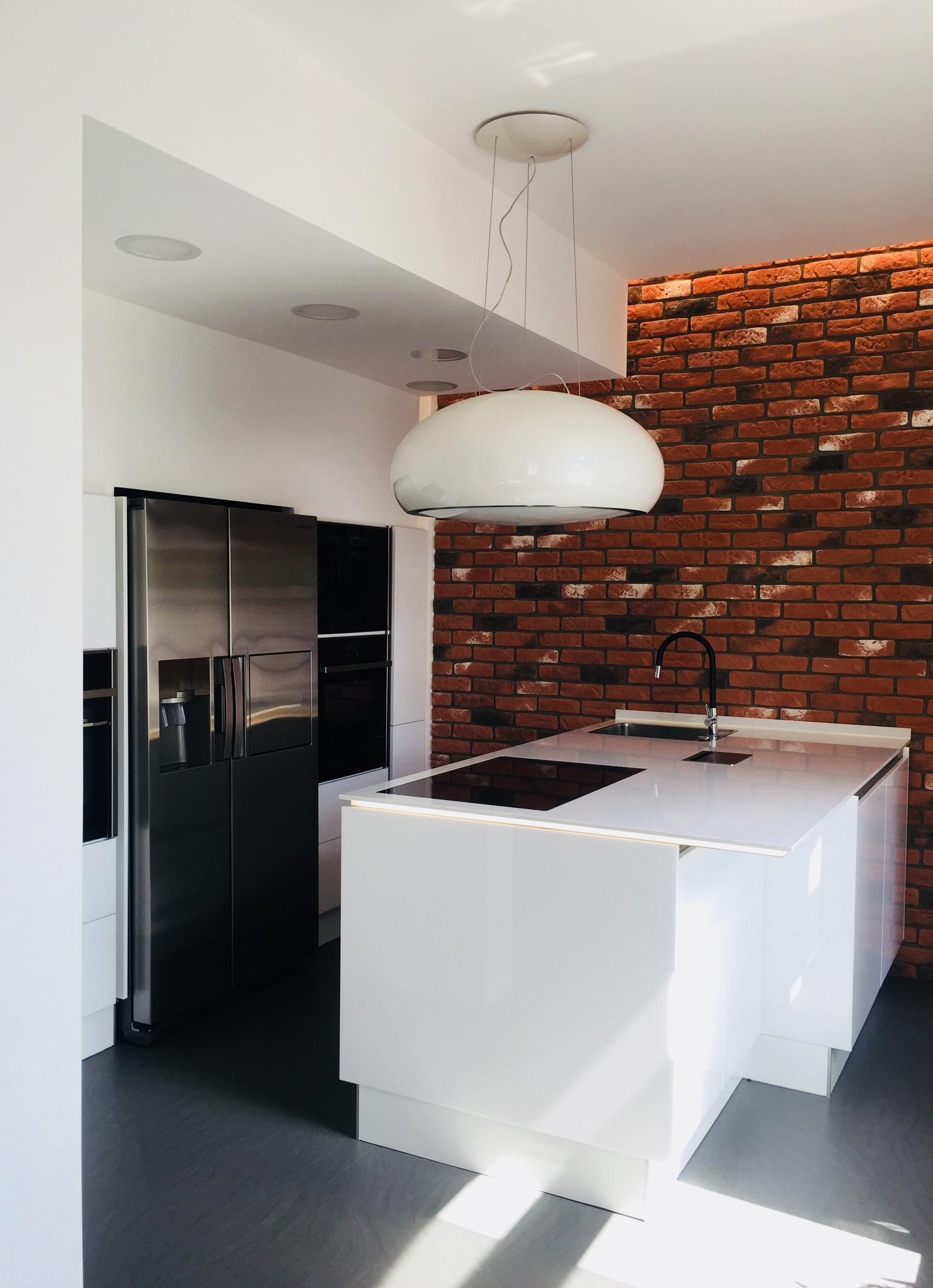 #livingchallenge #küche #minimalistic #bricks #modern #white #puristic