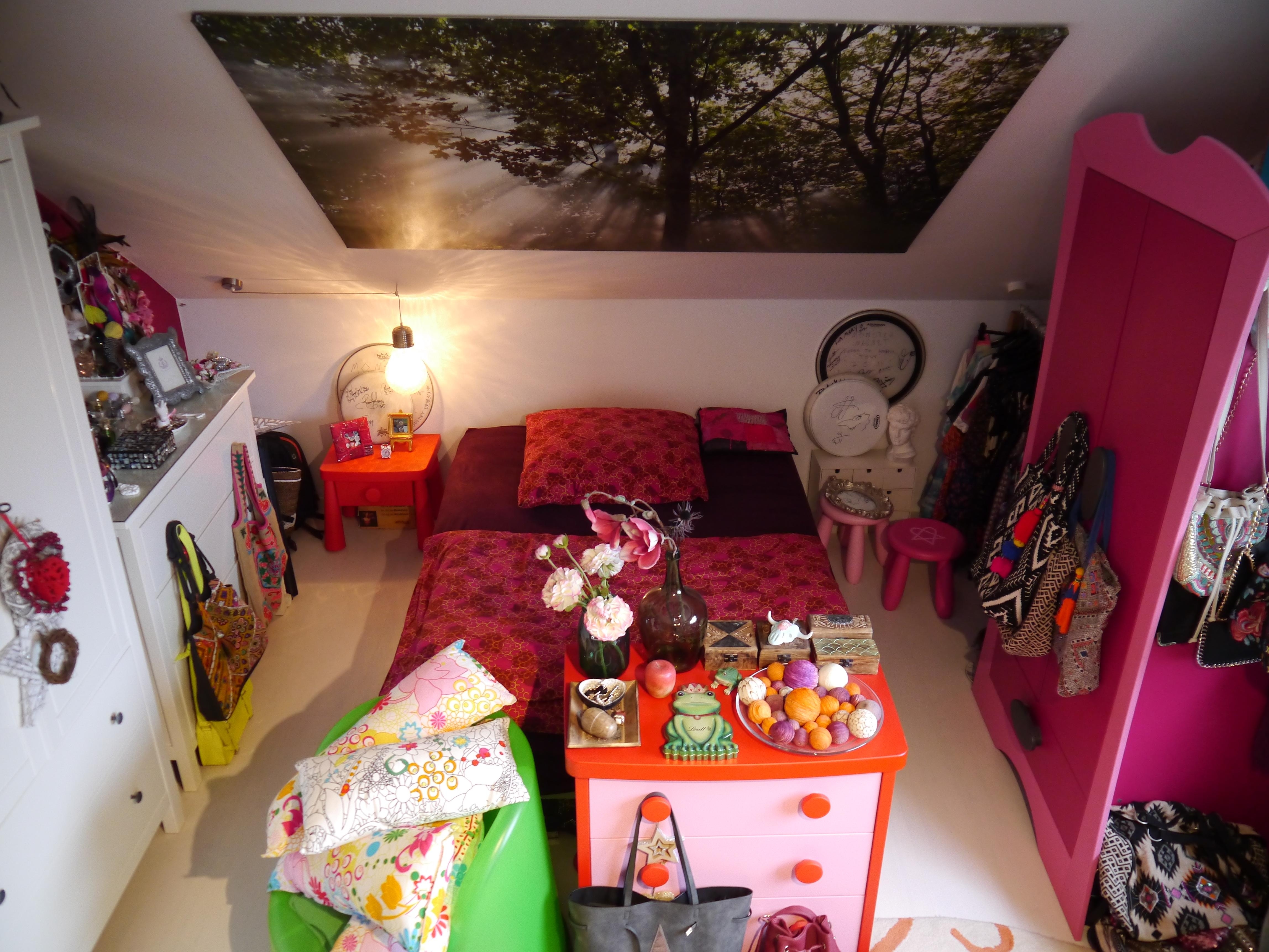 #livingchallenge #schlafzimmer Weil Farbe das Leben bunter macht!
