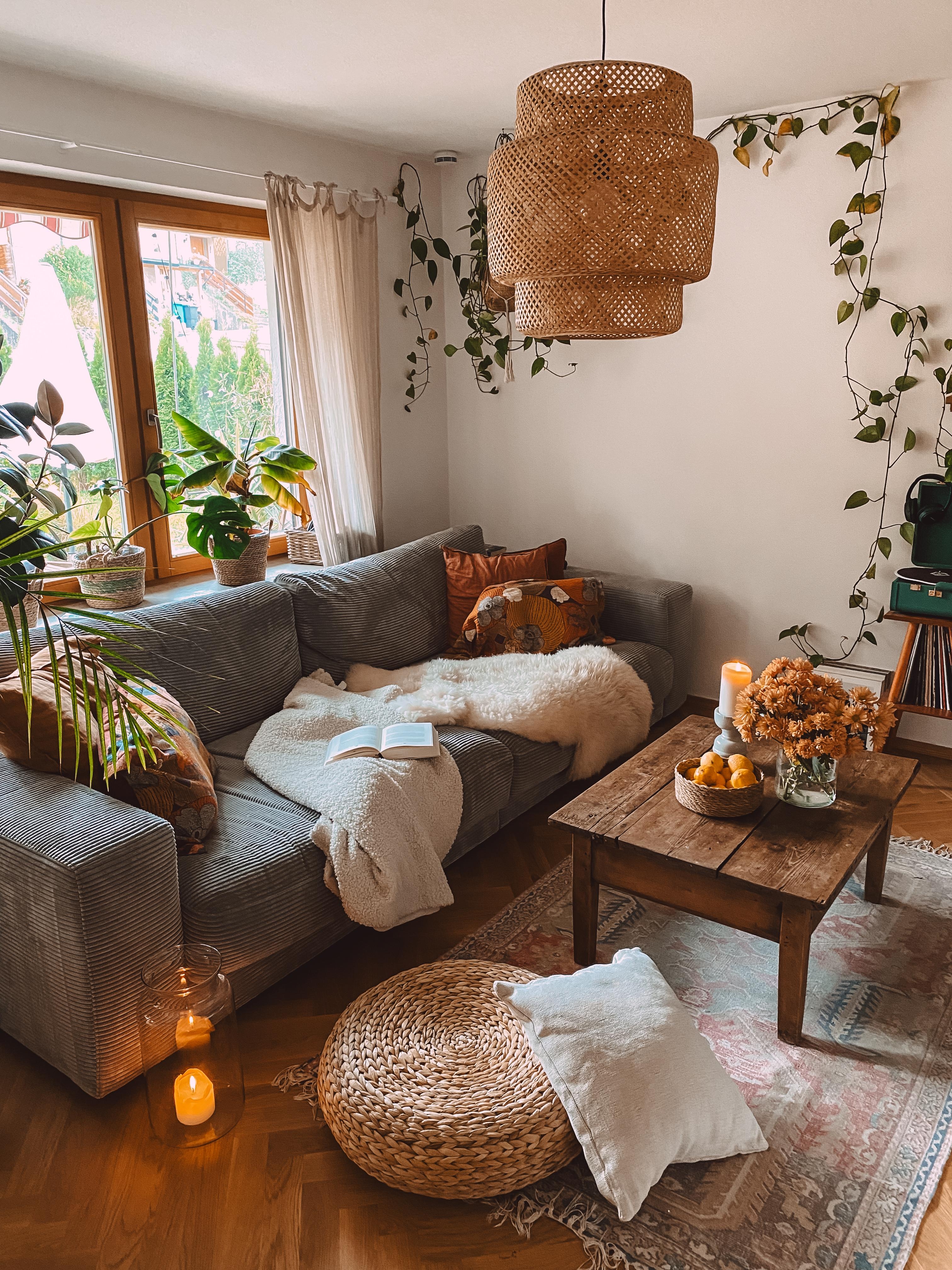 #livingchallenge #wohnzimmer #hebrst #couch #pflanzen