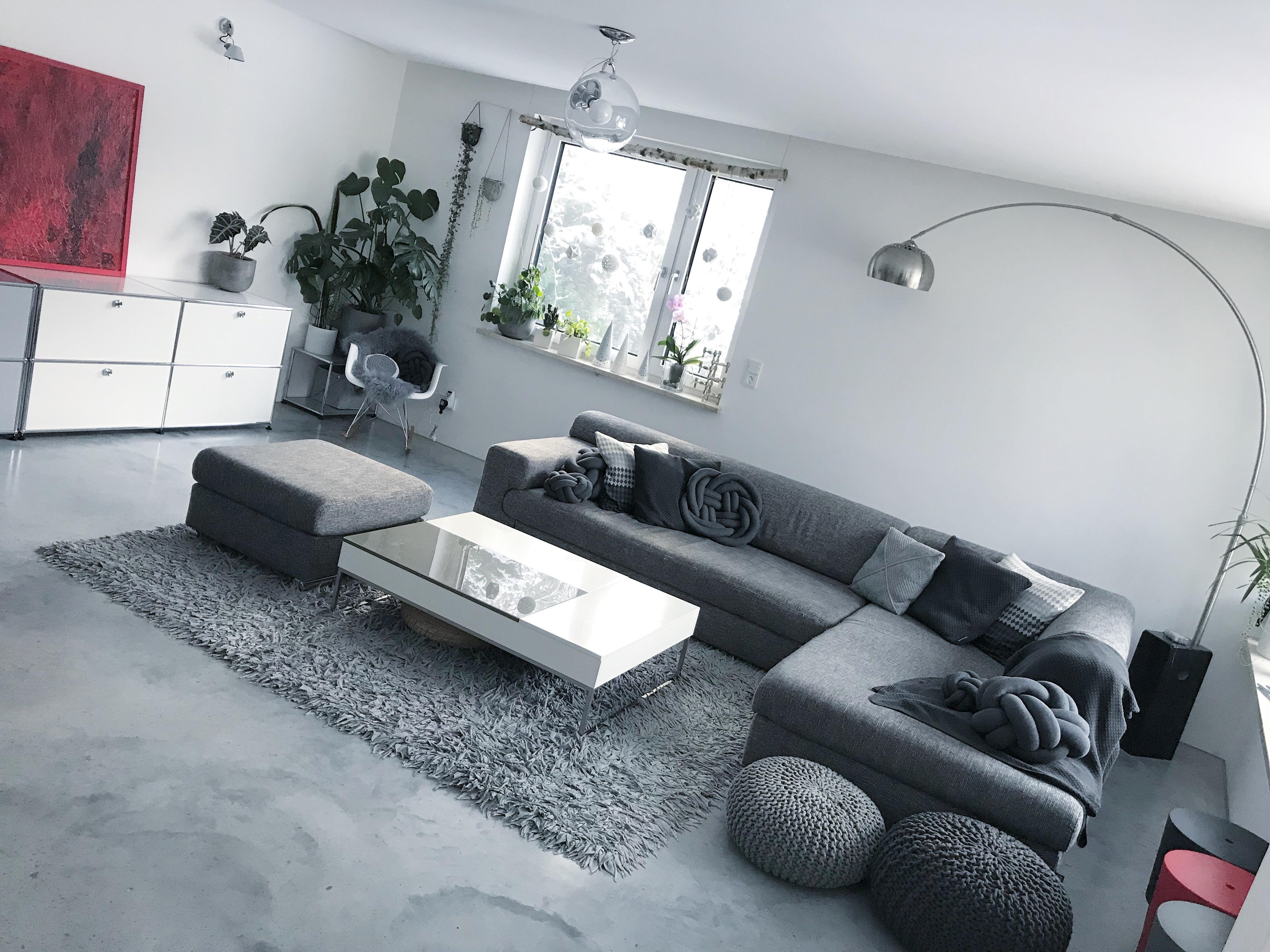 LIVINGROOM ♠️ #wohnzimmer #livingroom #sichtbeton #interiorstyle #unsertraumvomhaus #inspohome #roomdesign