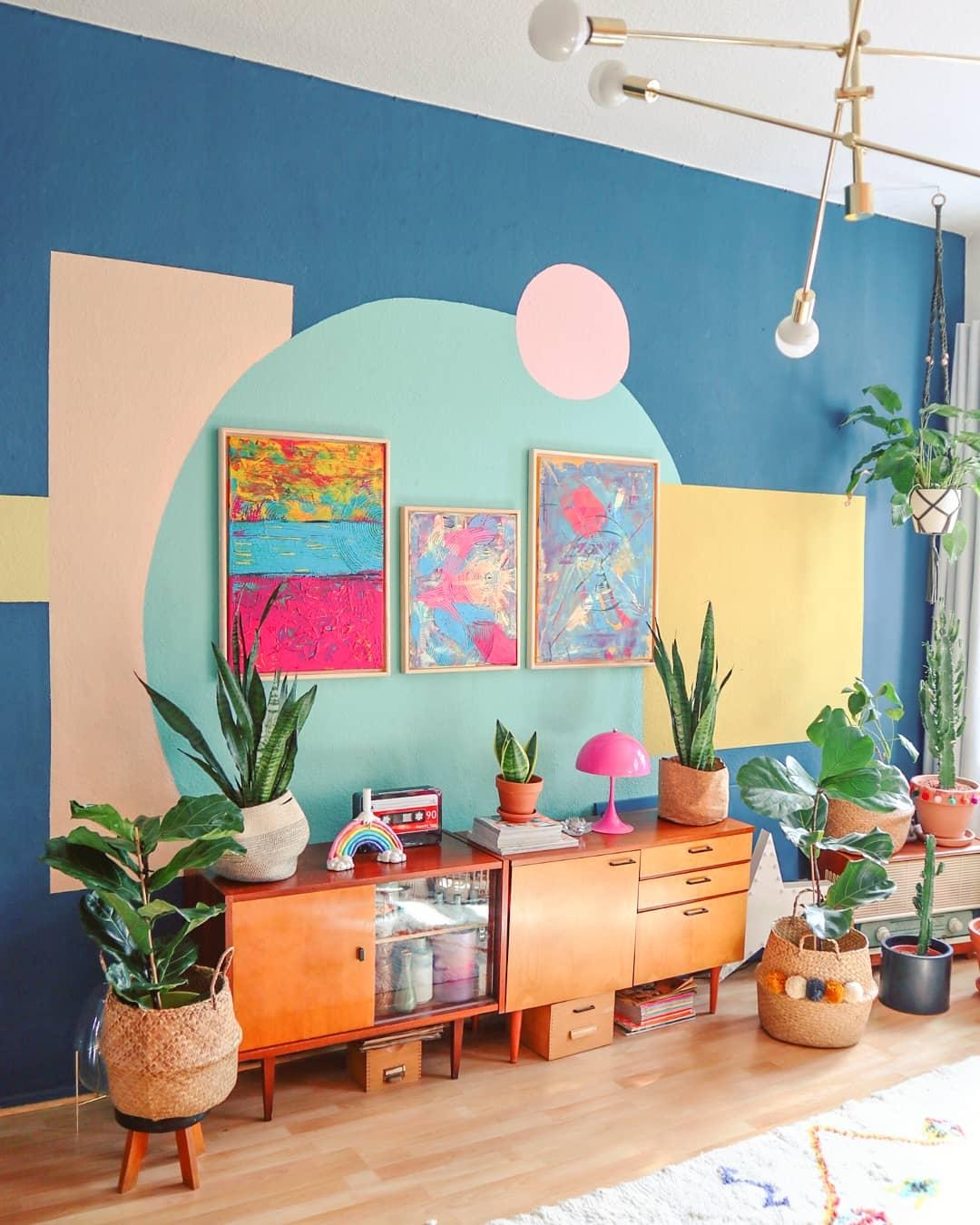 #livingroom #colorful #vintagehome 