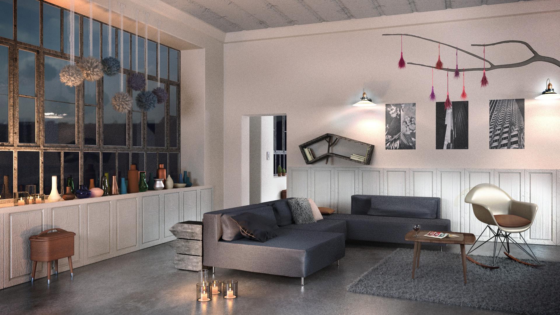 Loftstyle #wohnzimmer #loft ©www.rasa-en-detail.de