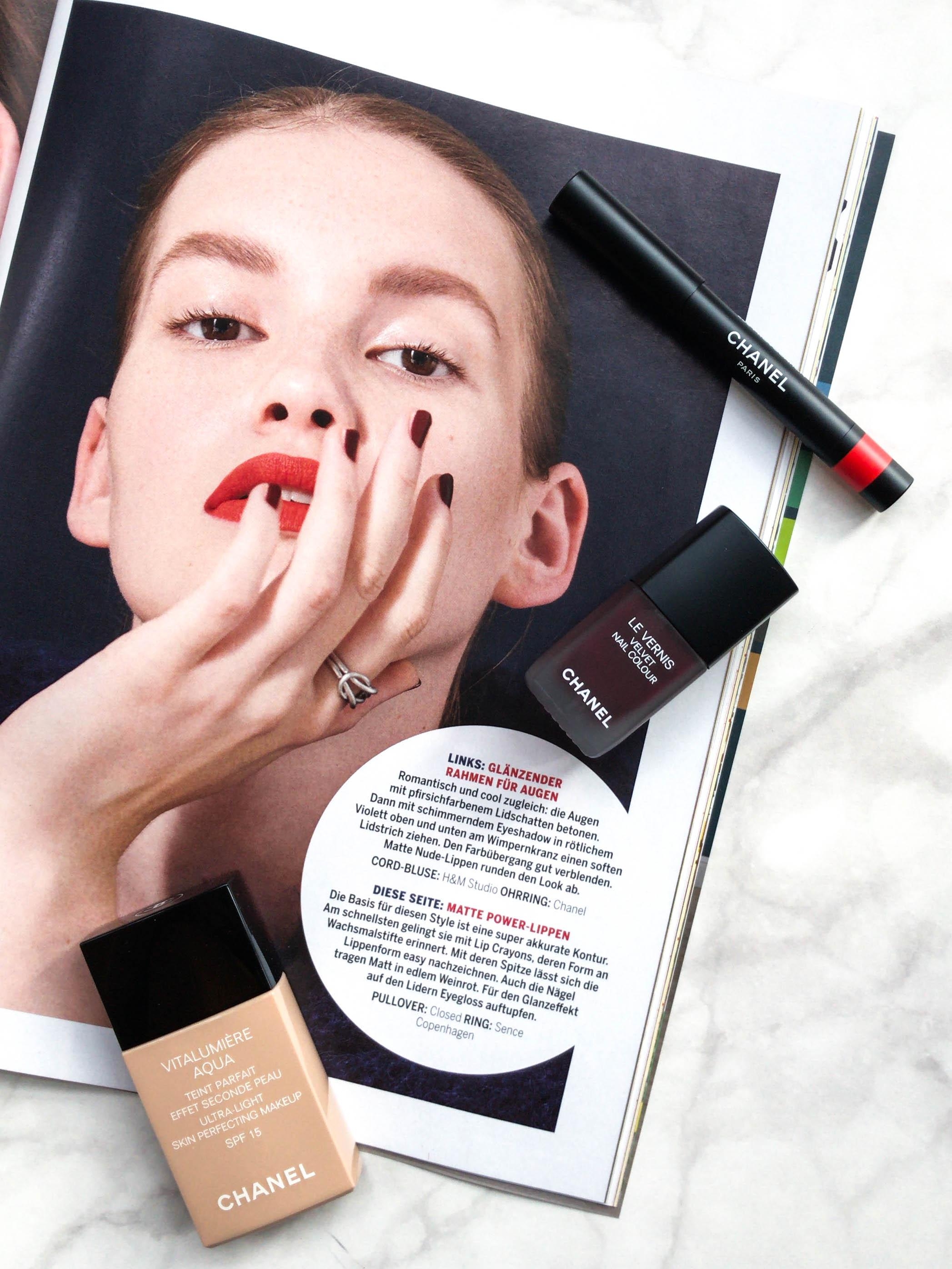 Look No. 2: Matte Power-Lippe treffen auf glossy Lider! Mehr im aktuellen Heft!
#beautylieblinge #chanelbeauty #makeup 
