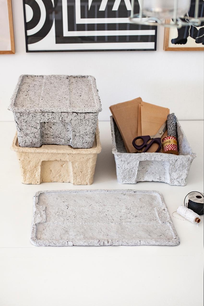 Lust auf ein kleines Pappmaché-DIY? Da isses!☺️

#DIY #selbstgemacht #Ordnung #Kiste #Box
