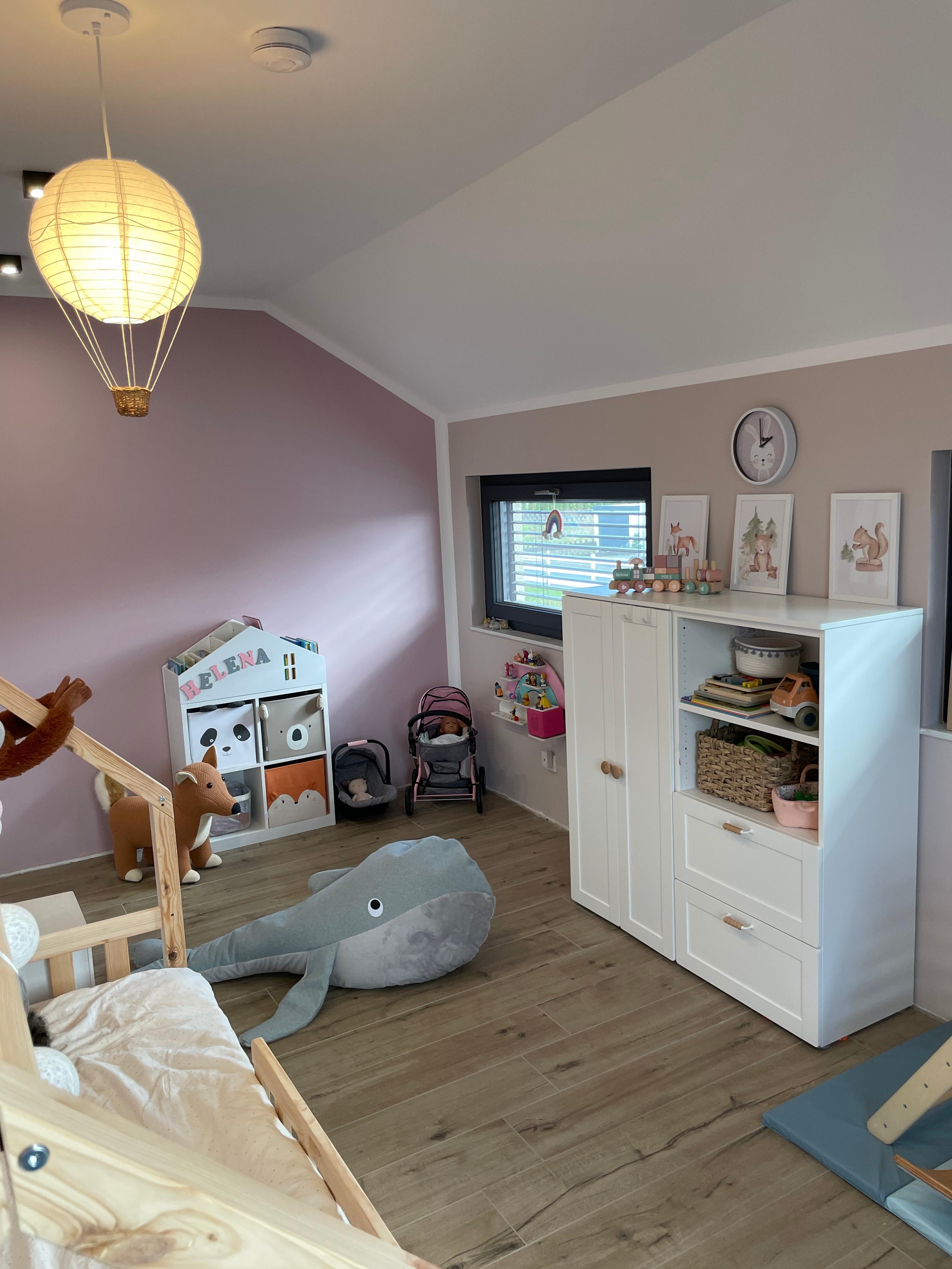 Mädchenzimmer 🫶🏻 
#rosa #kinderzimmer #einrichtung #ikea #holzfliesen #mädchenzimmer #interior #hausbau #mädchenmama