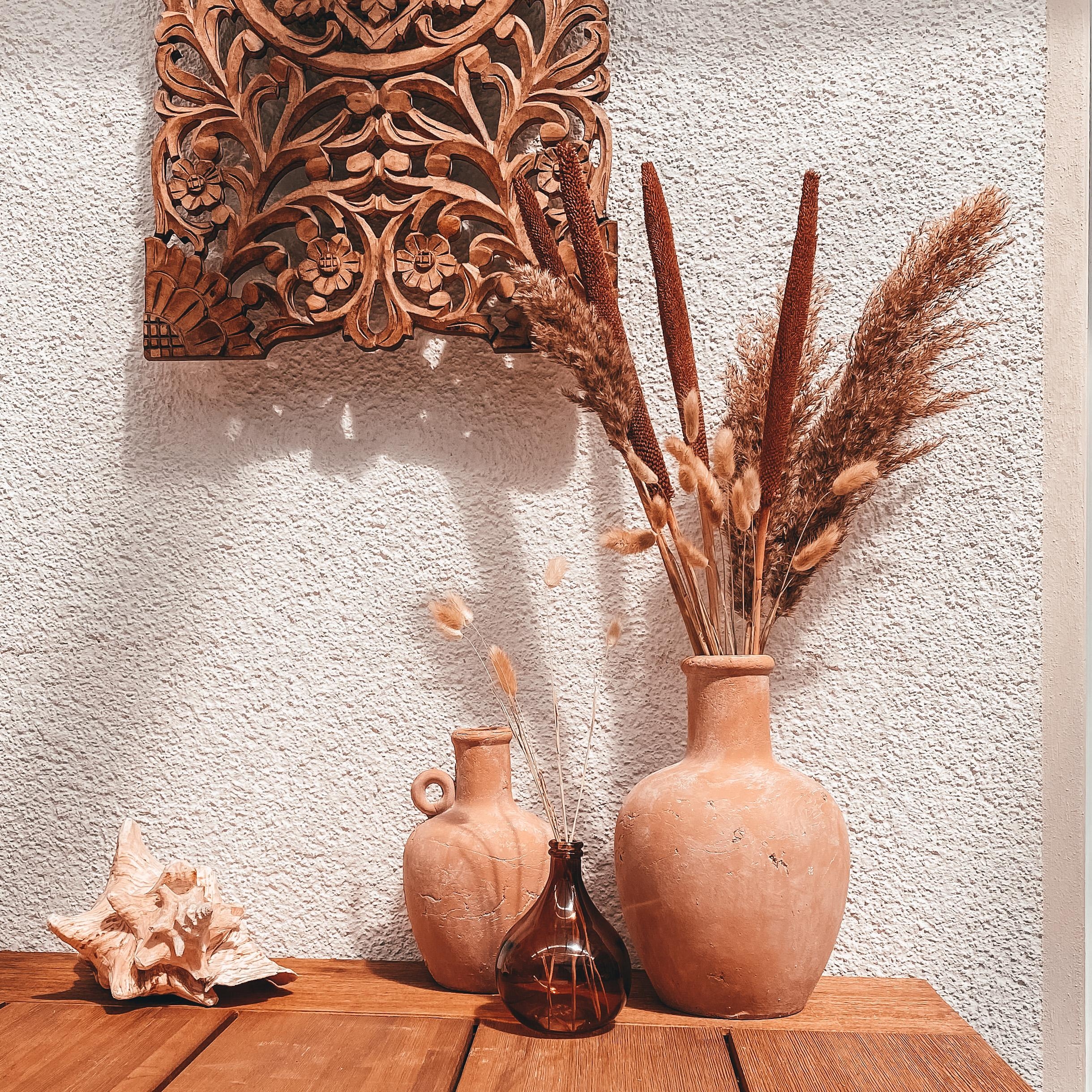 Mallorquinische Tischdeko mit Sonnen-Flair
#terrakotta #tischdeko #gartendeko #garten #boho #pampasgras