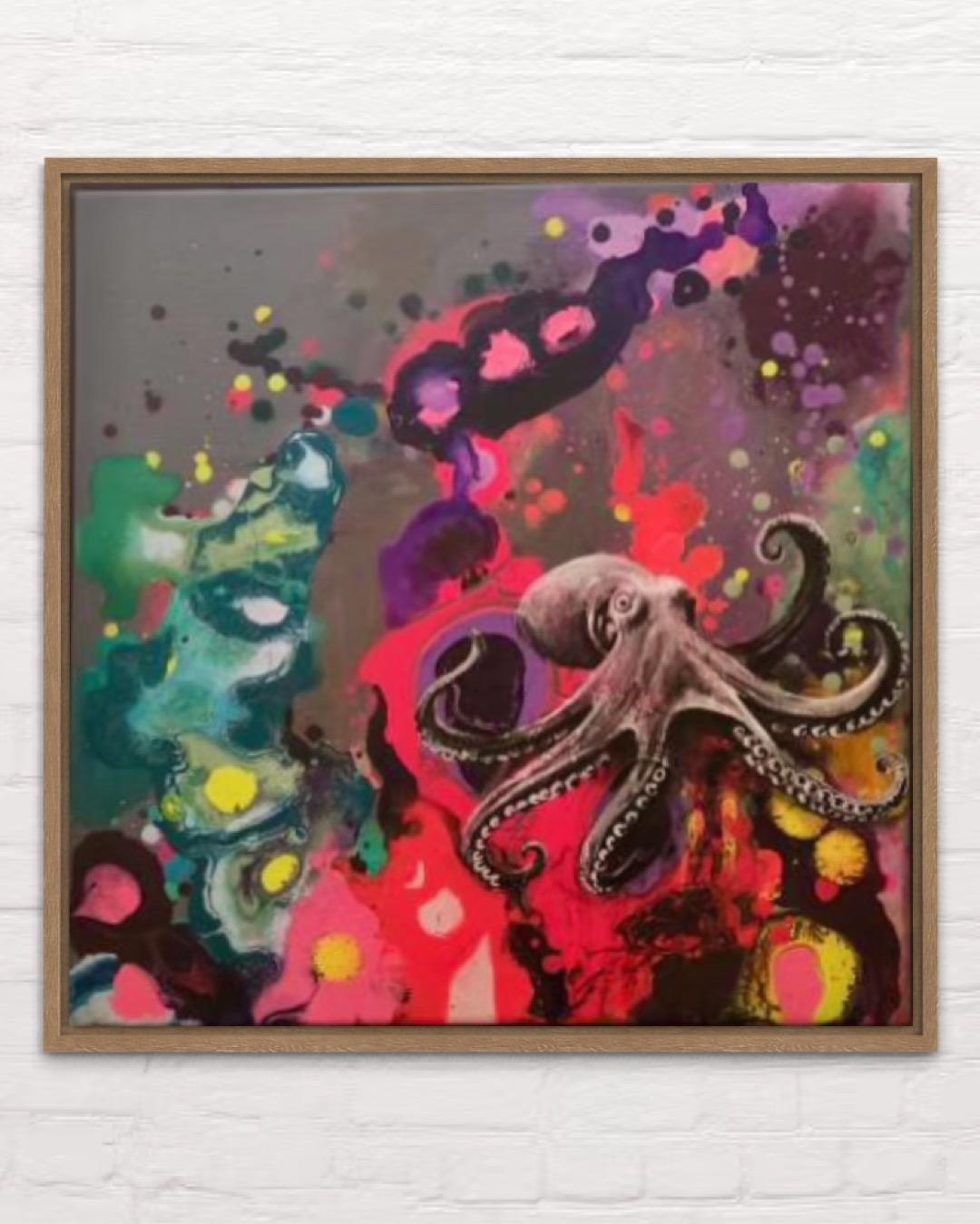 #meereskunst #oktopusliebe #abstraktekunst #farbenmeer #couchstyle #kunstfürzuhause #wandkunst #inspiration
