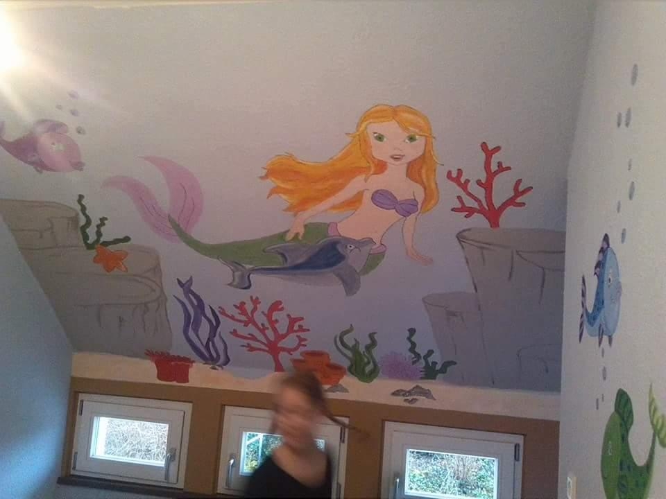 #meerjungfrau #Kinderzimmer #Mädchen Mädchenzimmer Nummer 2