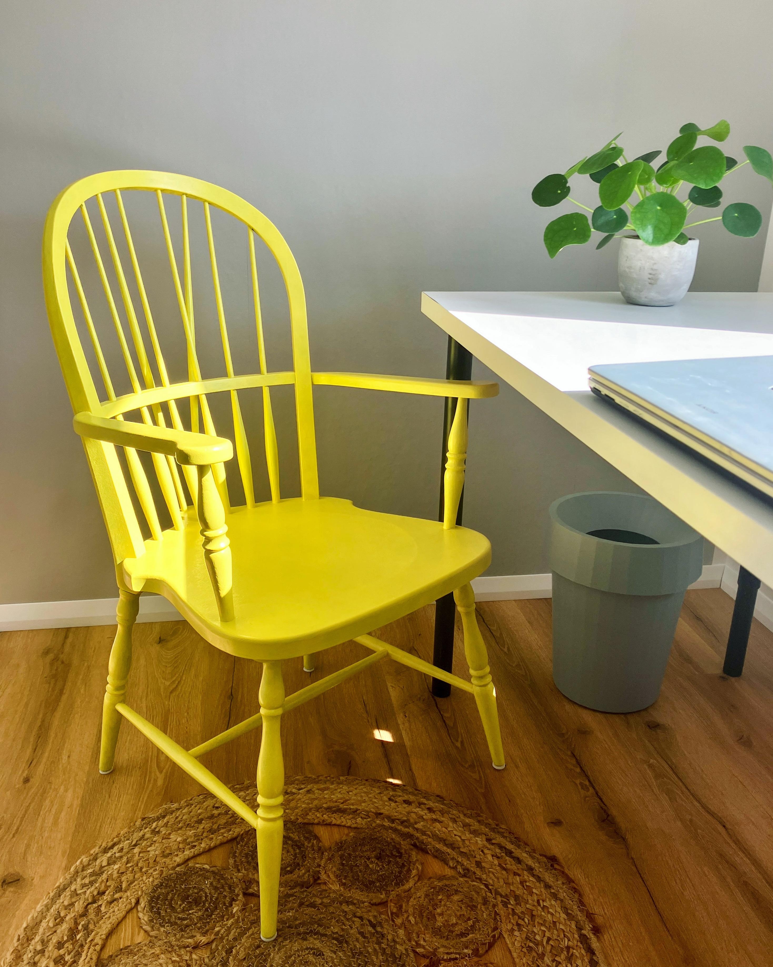 Mein (aktueller) Lieblingsstuhl 💛 #Stuhl #Arbeitszimmer #gelb 