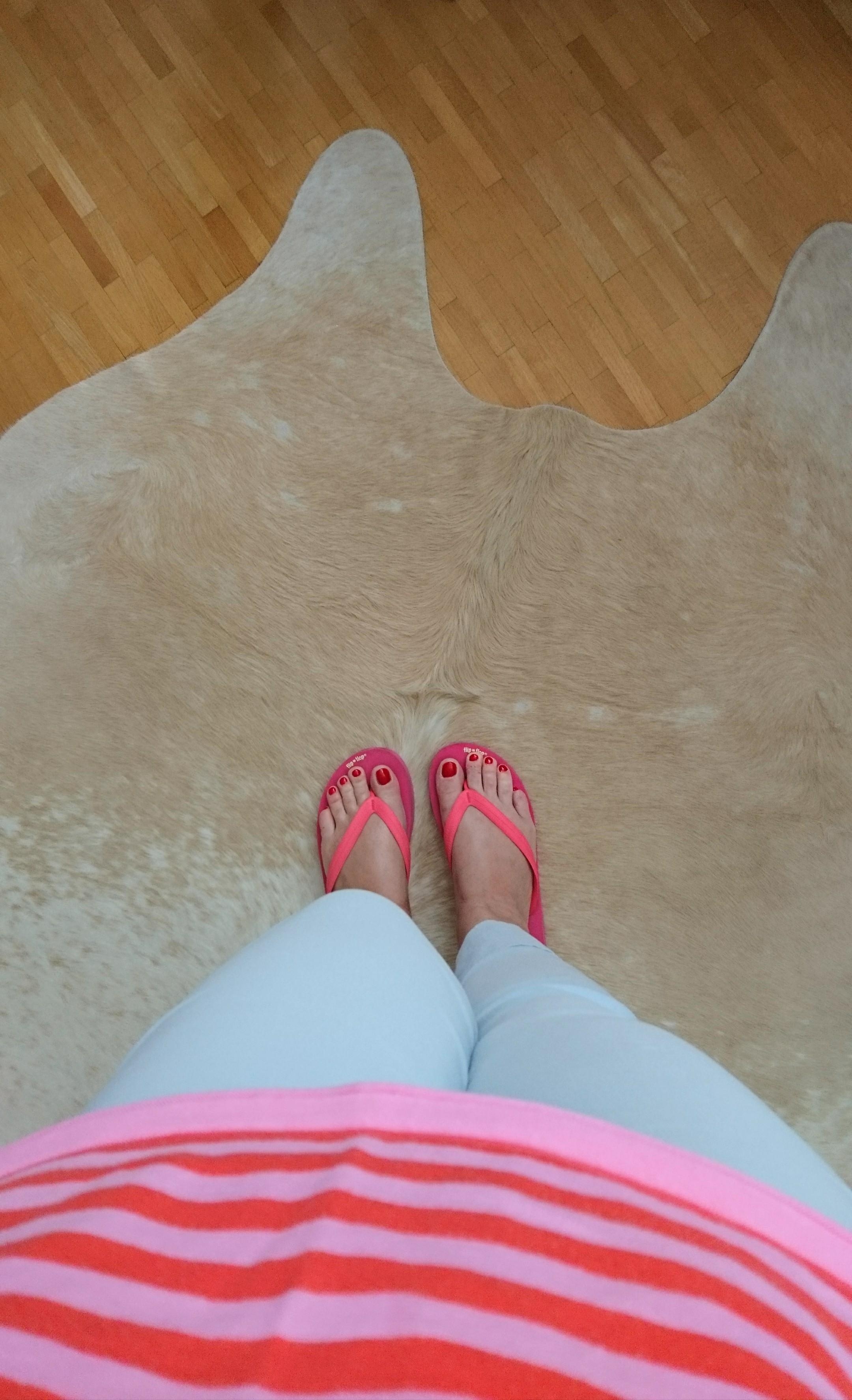 Mein Montags #outfit #pink #gestreift und #himmelblau ❣️