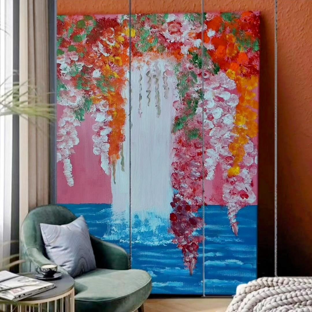 Mein Neues....liebe #Blauregen 😊
Als Kunstdruck  erhältlich https://renarady.artheroes.de/de
#acrylmalerei #art #couchliebt #interior #wanddeco #wasserfall