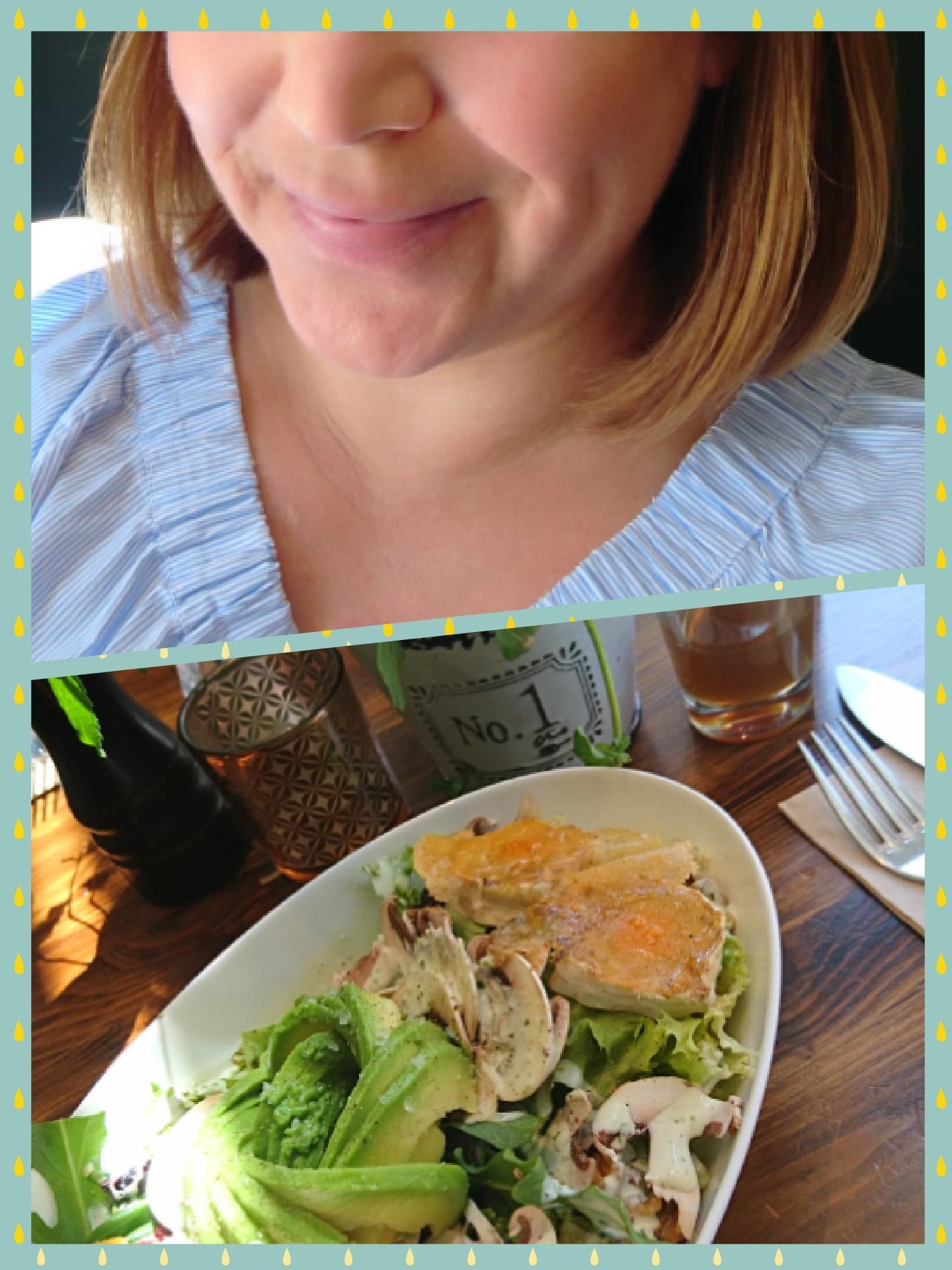 Mein #summer #food Tipp. Ein herrlich frischer Avocado Salat 🥑 🍴mit Ziegenkäse.