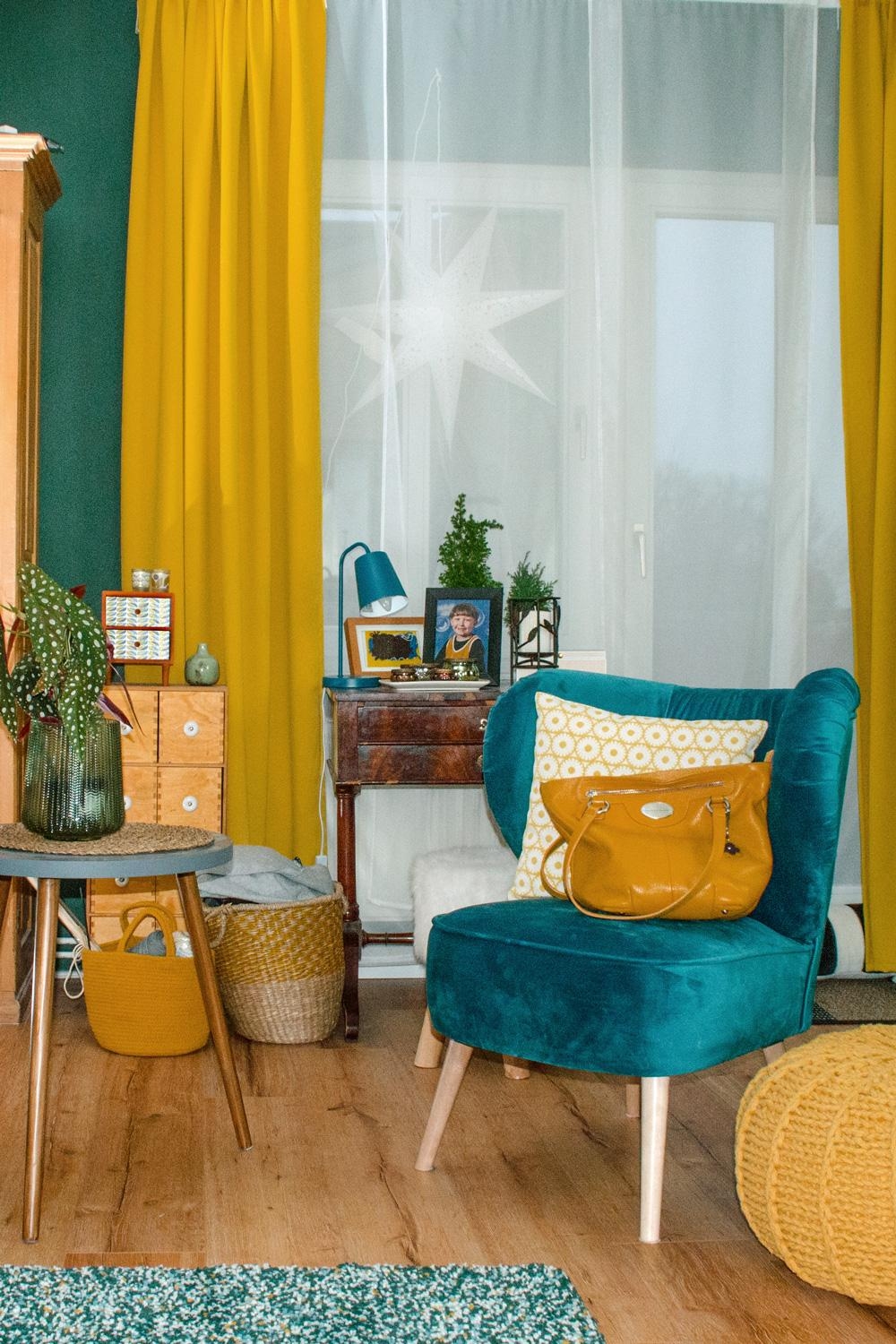 Mein Wohnzimmer im Happy Boho Midcentury Style! #boho #wohnzimmer #scandi #livingroom #altbauliebe 
#vintage #midcentury