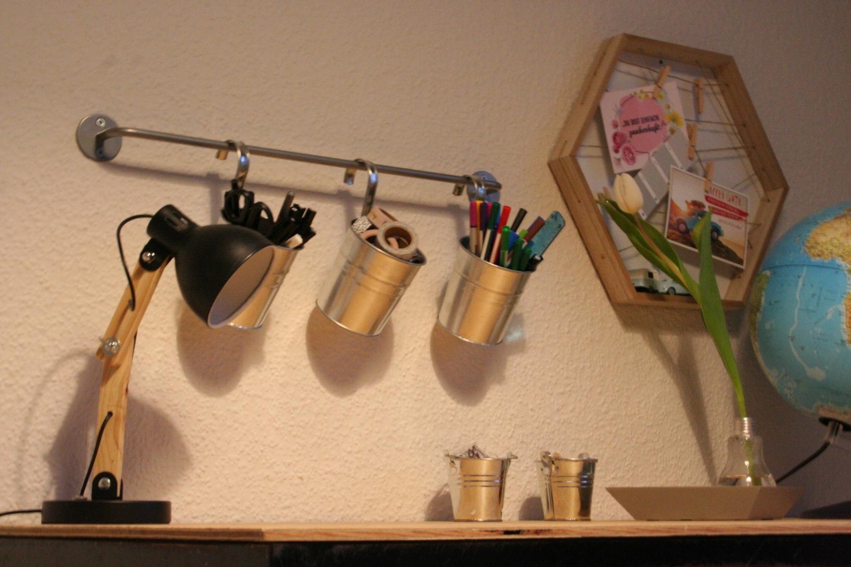 Mein Work- und creativityspace mit #ikeahack (Handtuchhalter als Wandhalterung für Utensilien) #diyweek #workspace #diy