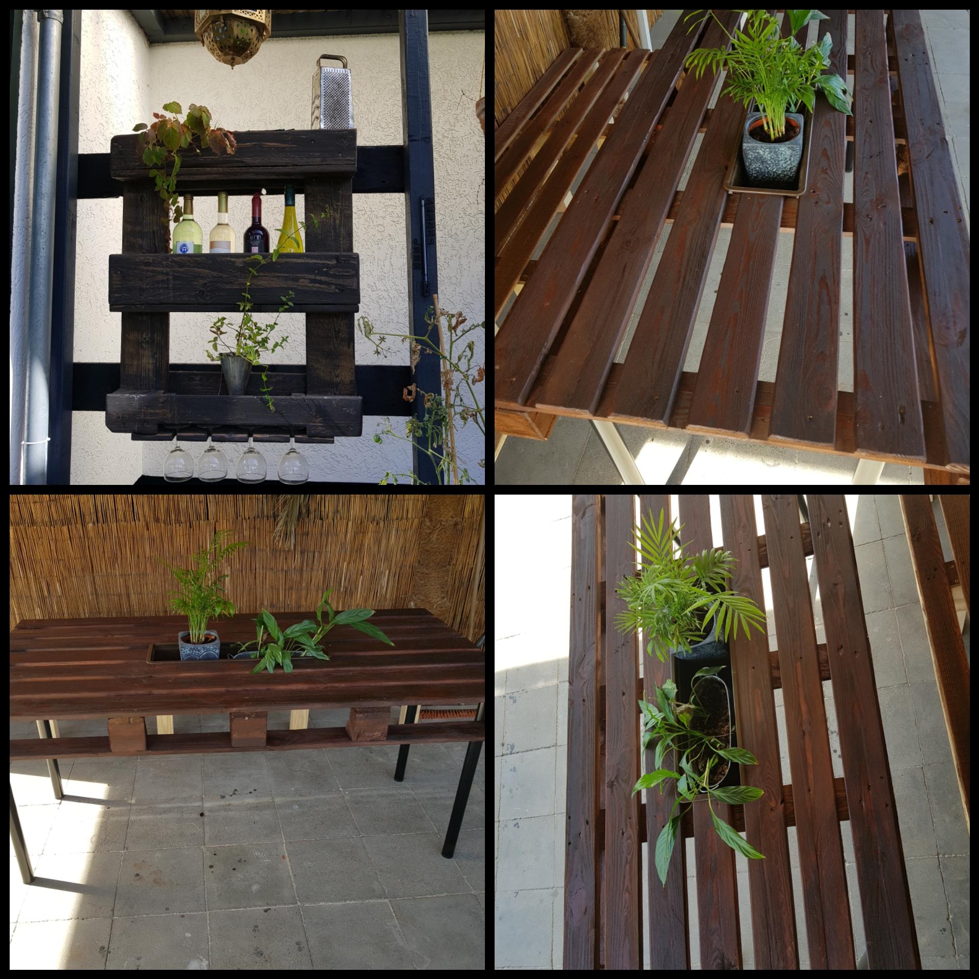 Meine Gartenmöbel von letzten Jahr 😊 
#diy #upcycling #palettenmöbel #möbelmädchen #gartenmöbel #sommer