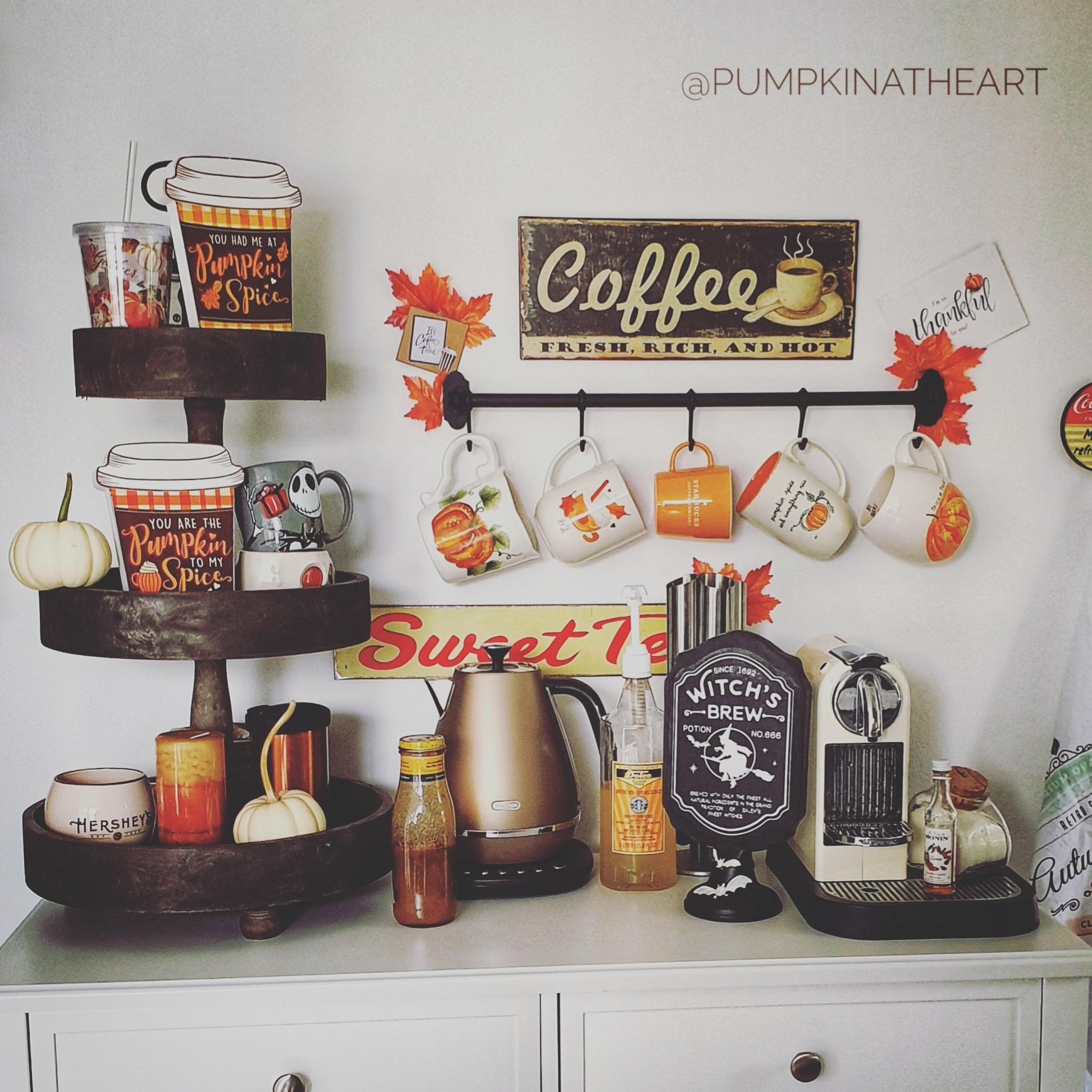 Meine herbstliche Halloween Coffee Station 🧙🏽‍♀️