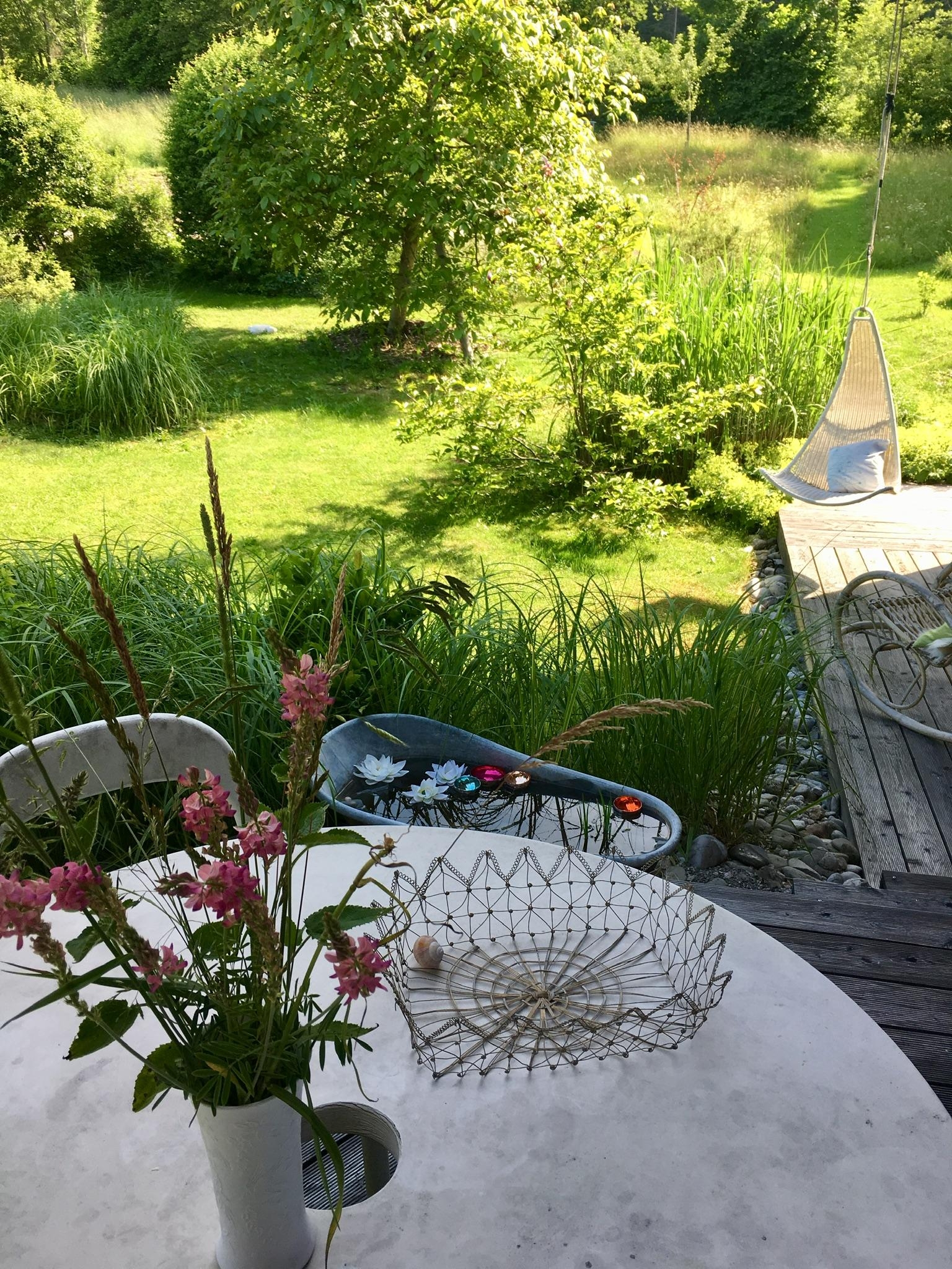 meine kleine oase 🏝 #OutdoorWeek #gartengestaltung #sommer #schattigesplätzchen 