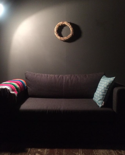 Meine neue Wandfarbe im Wohnzimmer: rock-matt #couchstyle 