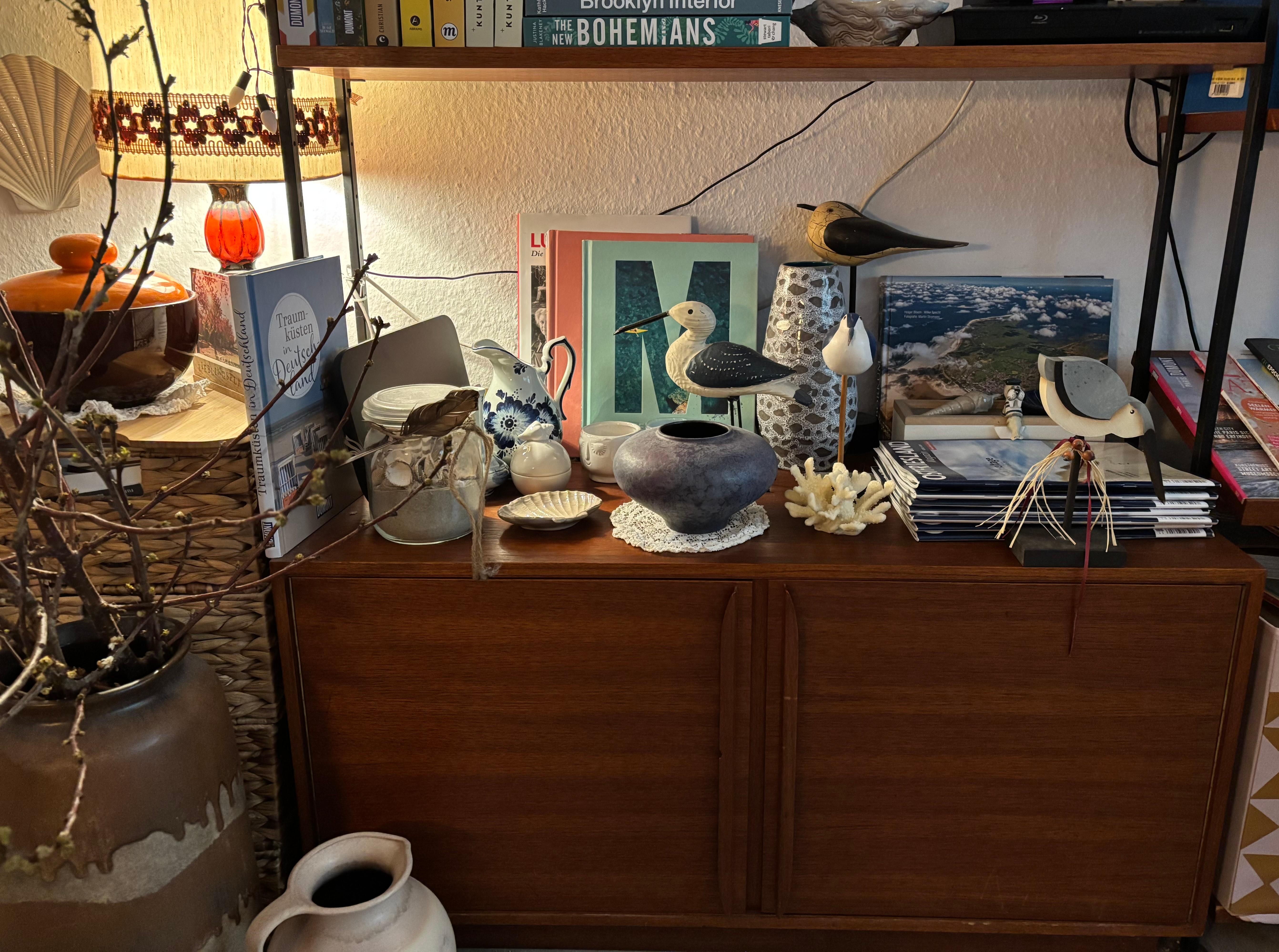Midcentury Modern trifft Nordseeliebe in meinem Wohnzimmer #midcenturymodernfurniture #nordseeliebe 