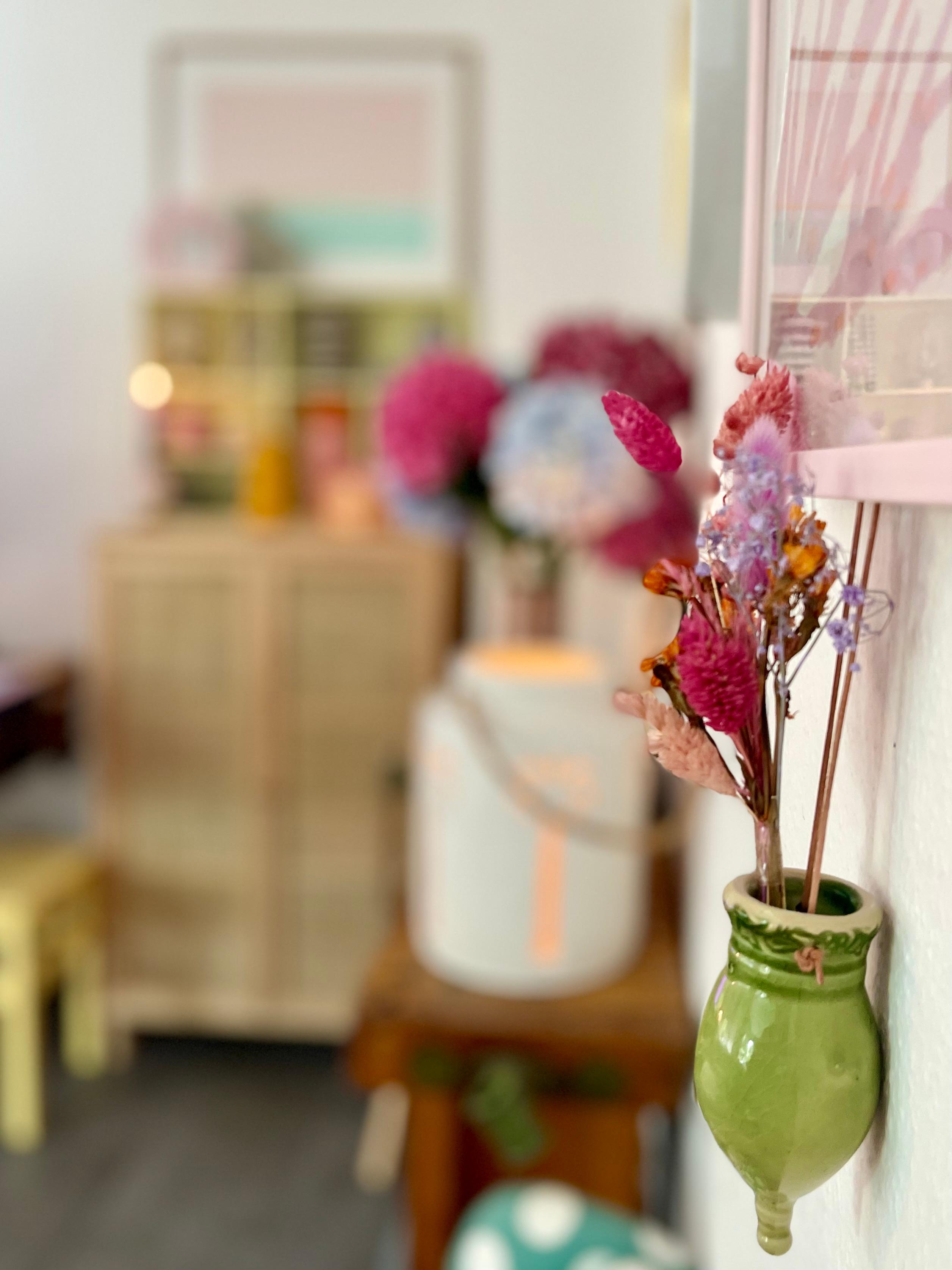 Mini #Trockenblumenvase nach #Interior #Tetris im #Wohnzimmer 