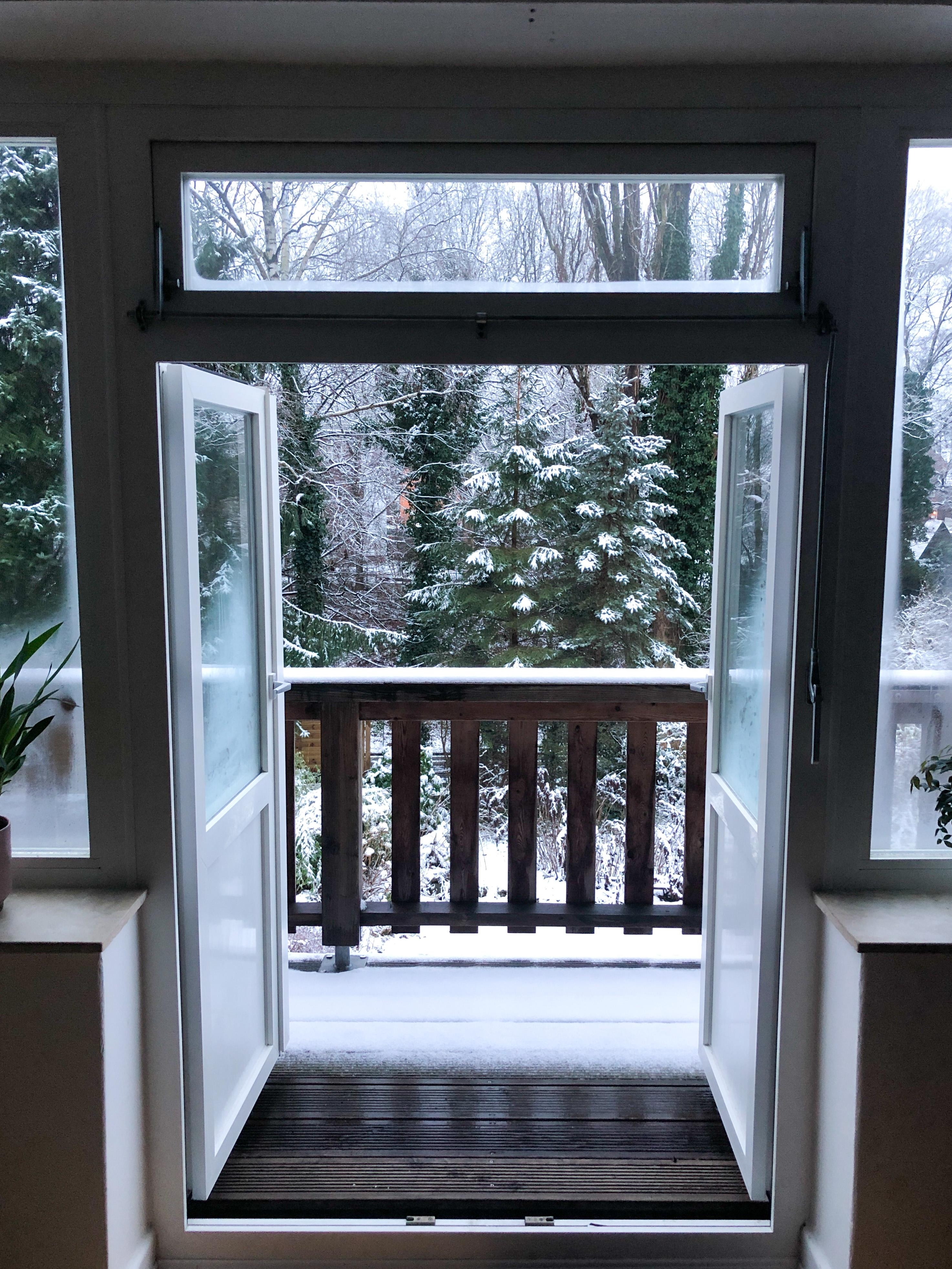 Mini #winterwonderland auf unserem Balkon 