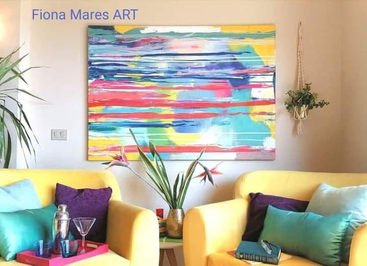 Moderne Kunst! Wandbild von Fiona Mares, Malerin und Künstlerin aus Ägypten, El Gouna.
#fionamaresartist
Fiona Mares ART
