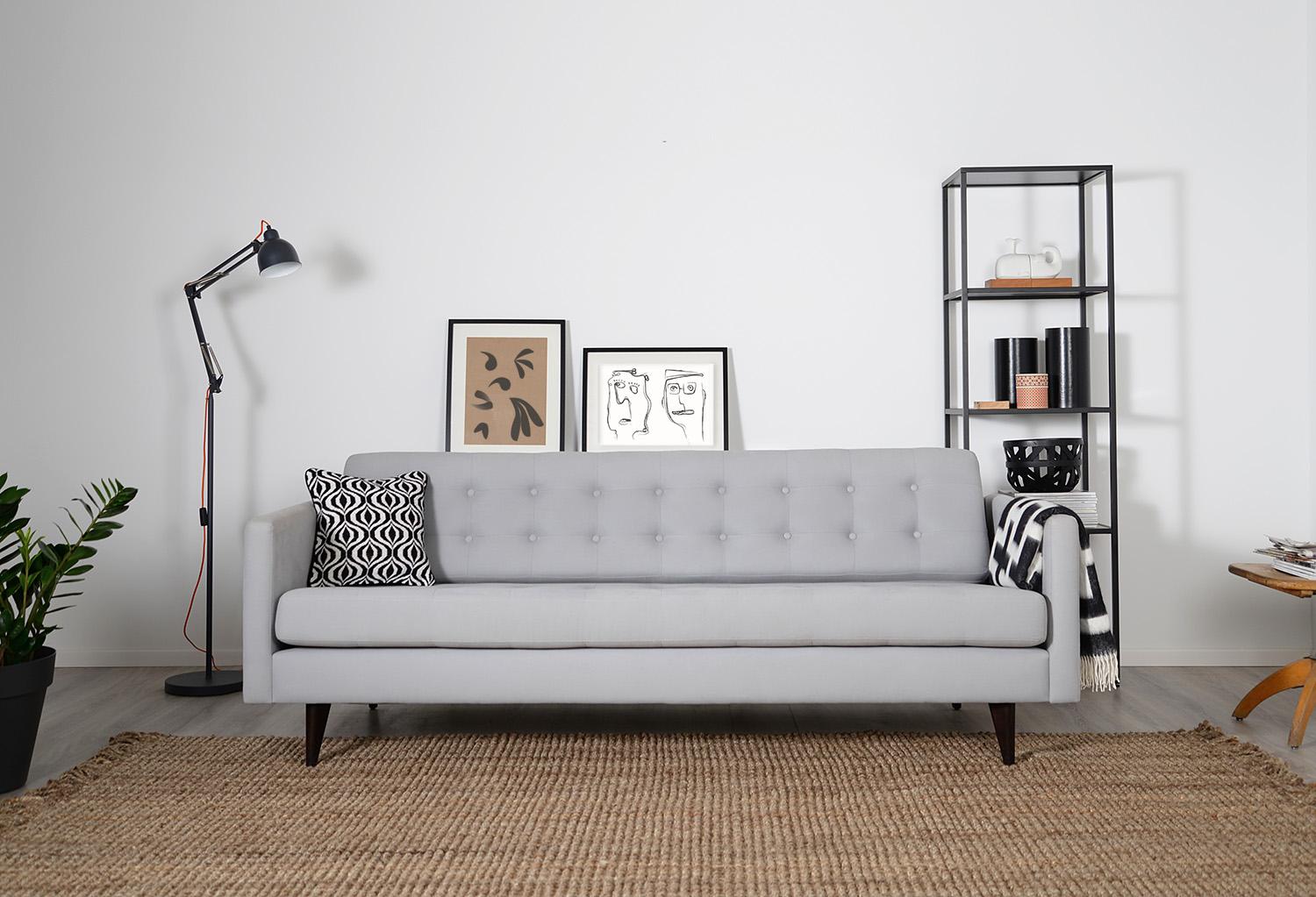 Modernes Designer-Sofa "Bundgaard" #sofa #minimalistisch #skandinavischesdesign ©Von Wilmowsky