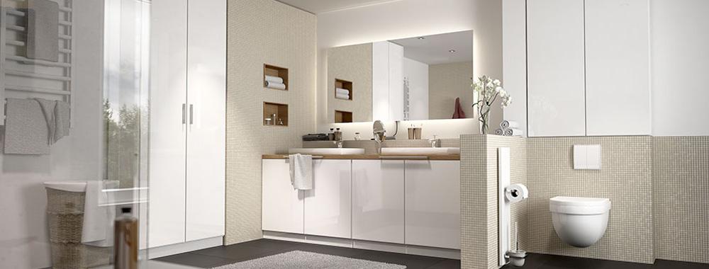 Möbel nach Maß für das Badezimmer #badezimmer ©deinSchrank.de GmbH