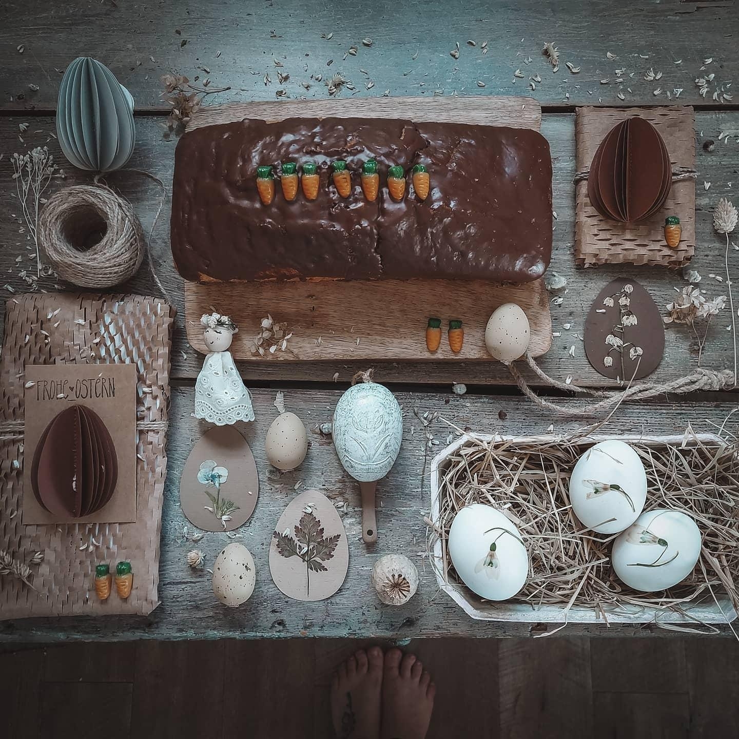 Möhrenkuchen zum Osterfest. #happyeaster 