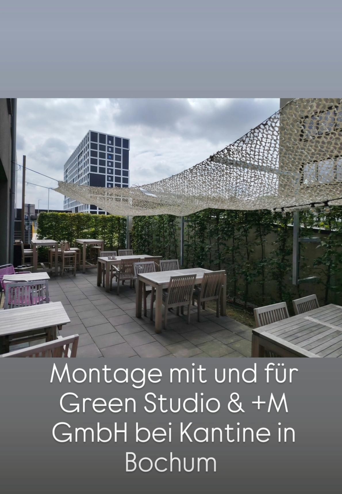 Montage mit und für Green Studio und +M GmbH bei dem tollen Restaurante Kantine, wtf