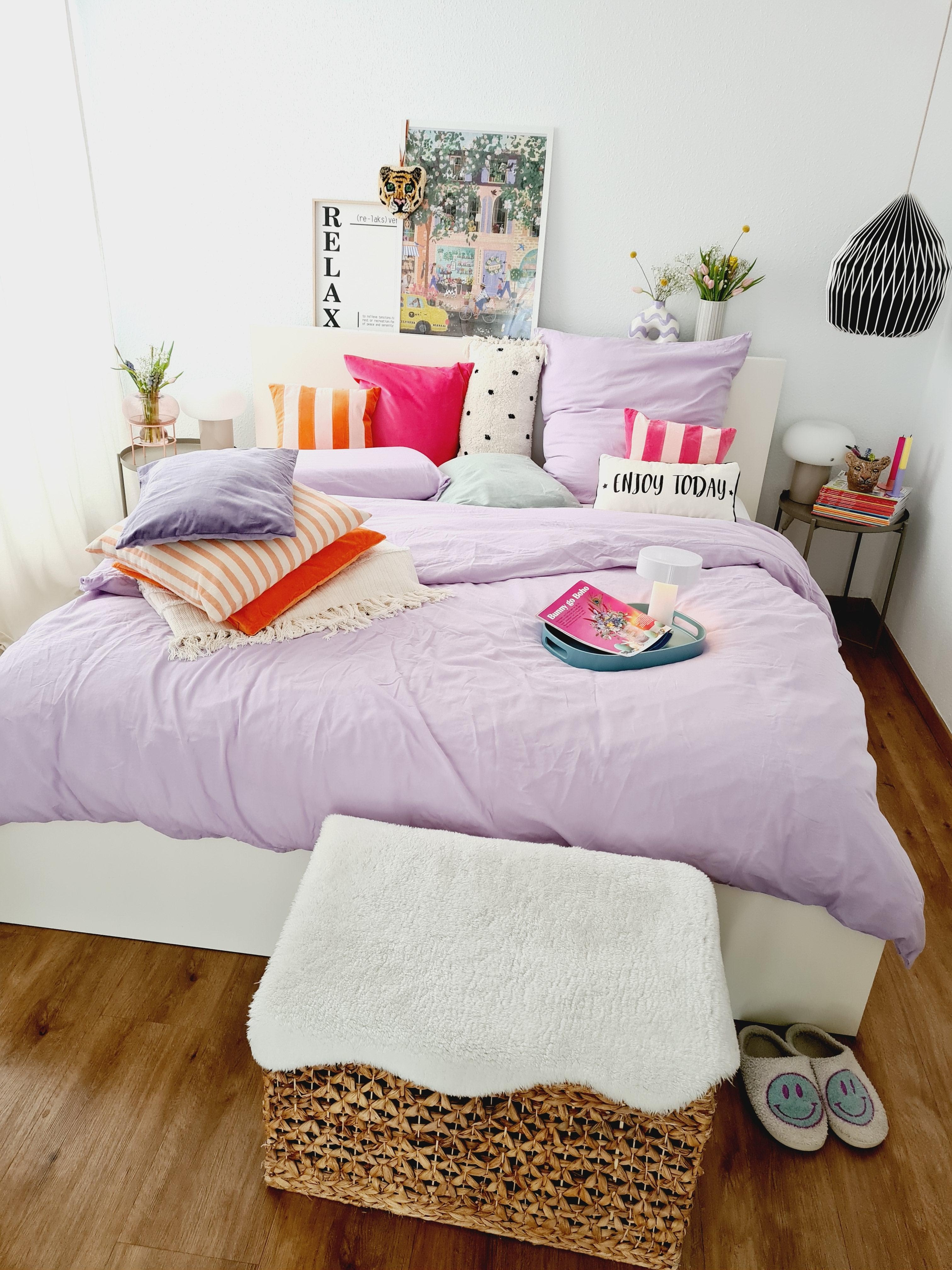 Neue Farben im Schlafzimmer #Bettwäsche #schöneszuhause #solebenwir 
