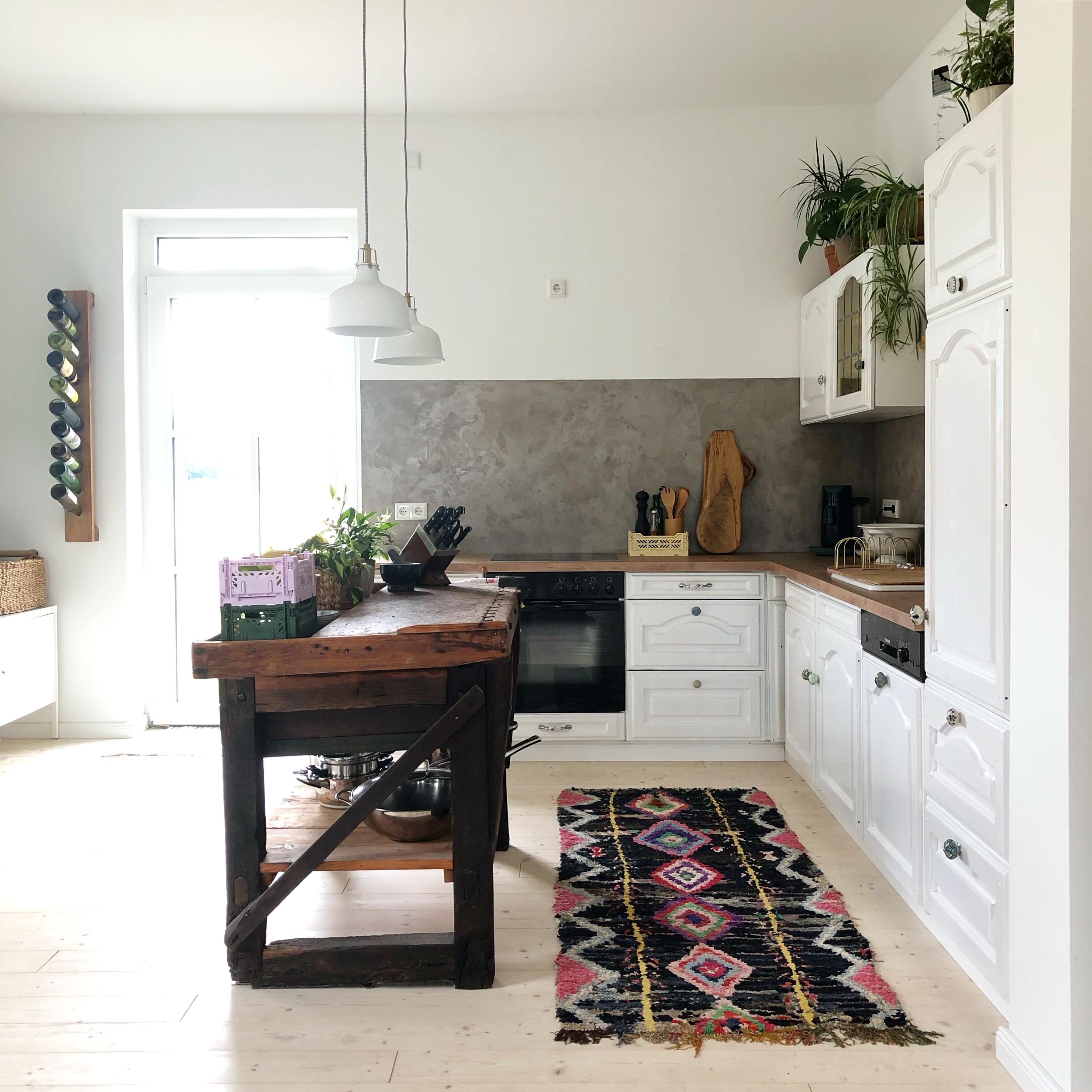 Neuer Teppich für die Küche 🥰 bin ganz verliebt #kitchen #wohnküche