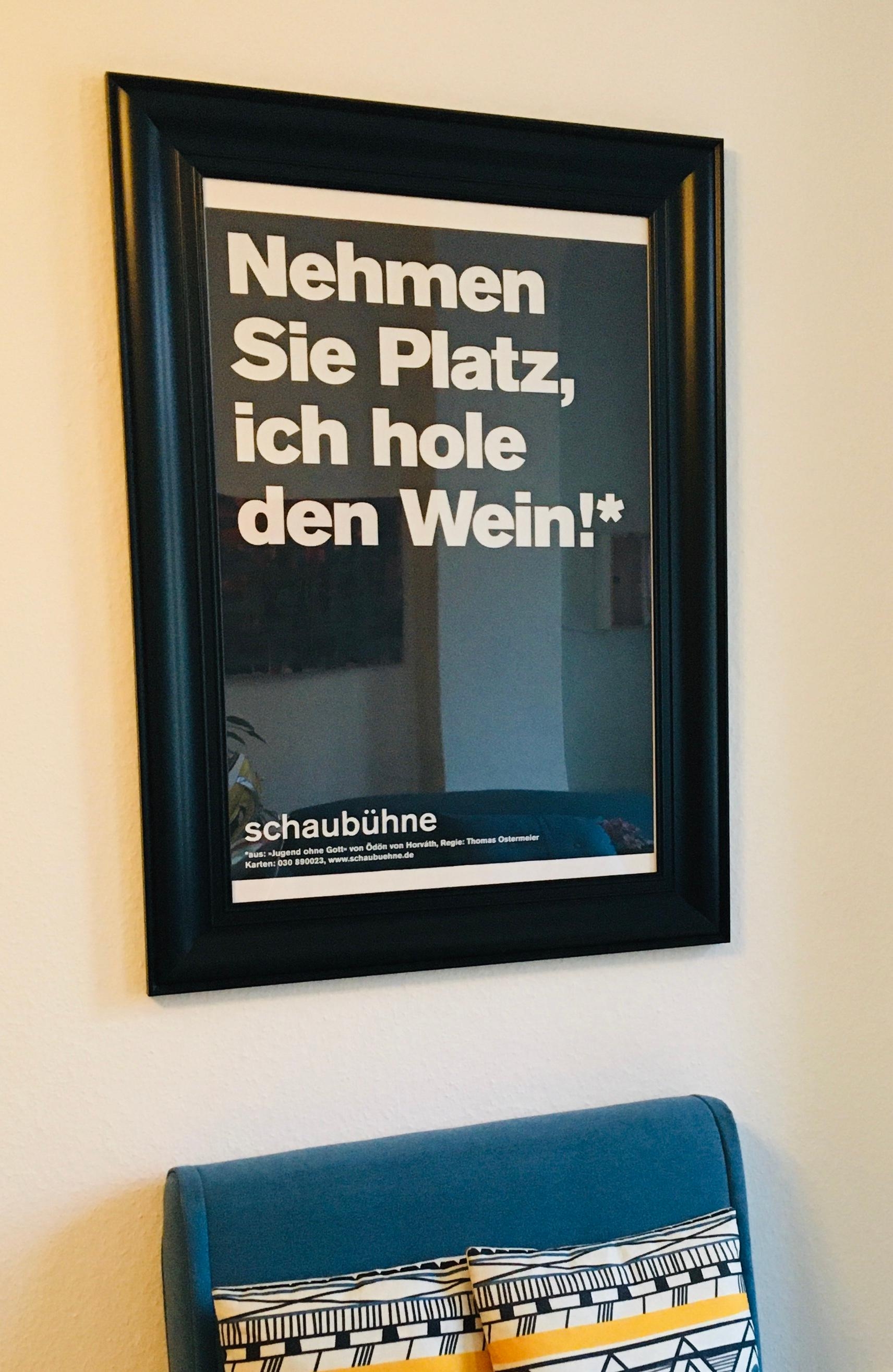 Neues Poster, neues Motto!
#berlin #living #schaubühne #wohnzimmer 