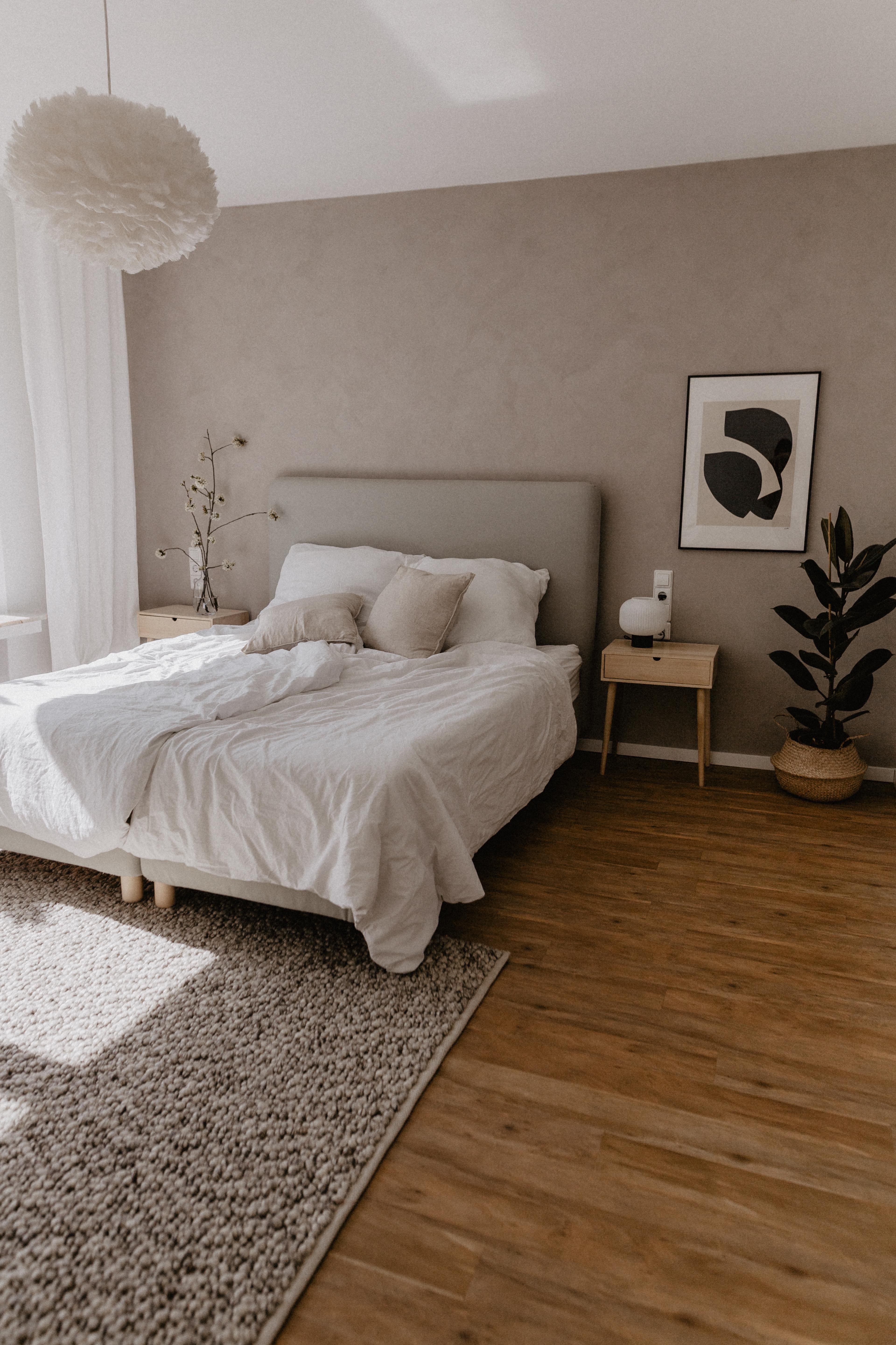 new cozy bedroom look #renovierung #schlafzimmer #in