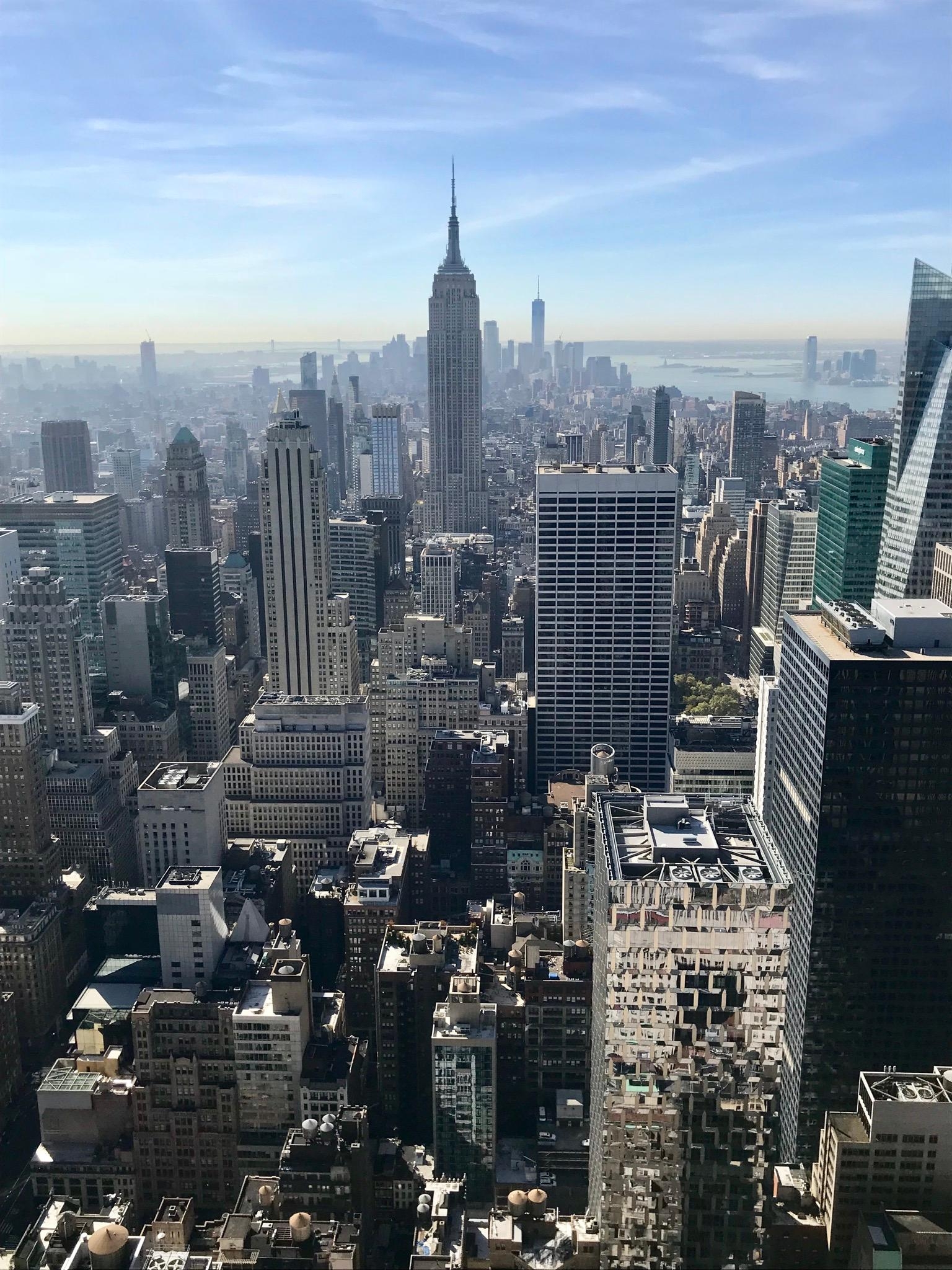New York City... immer eine Reise Wert 😍 Blick vom Rockefeller Center  #städtetrip #travelchallenge #meinschönsterurlaub