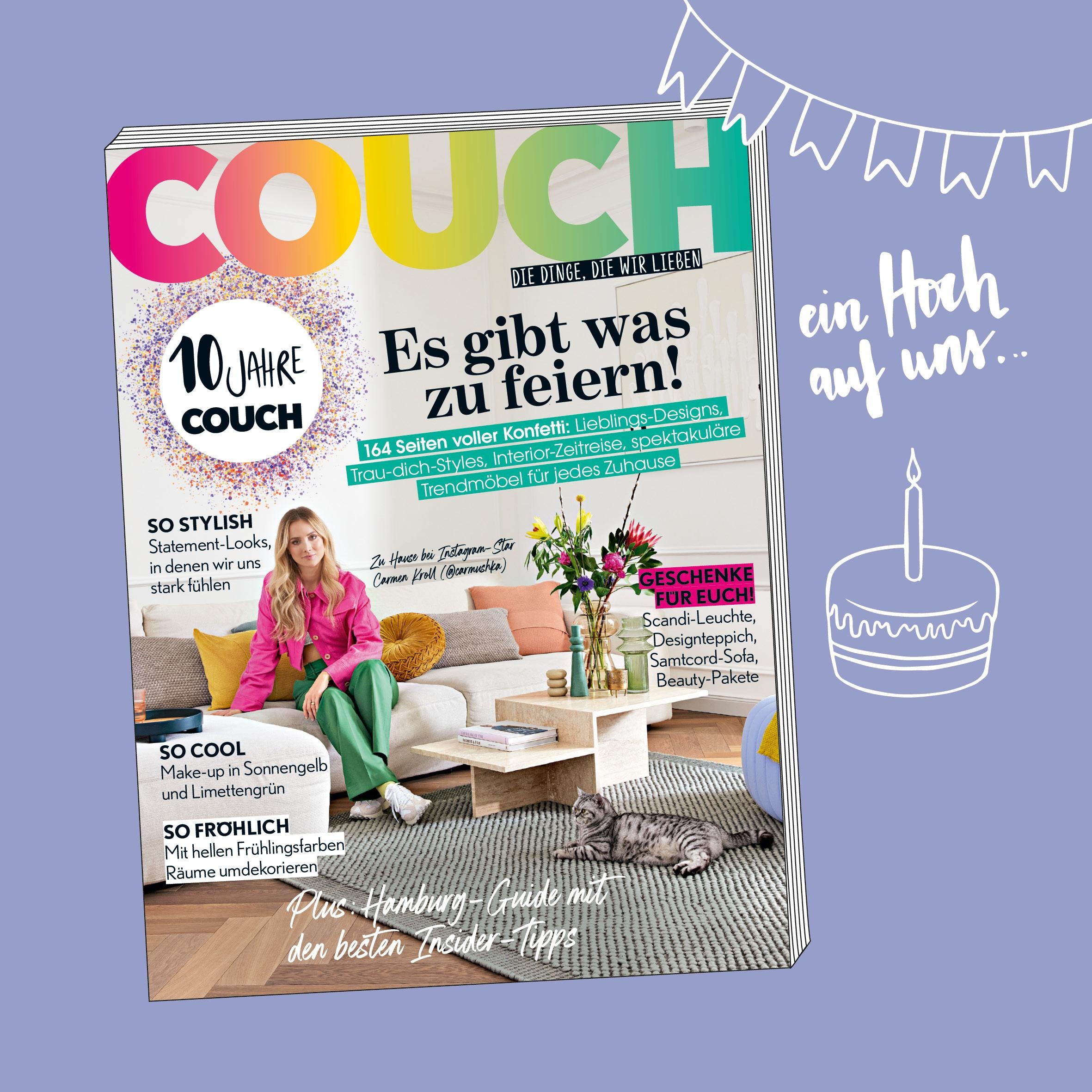 Nicht verpassen: Wir feiern unseren 10. Geburtstag! Holt Euch schnell unsere neue Ausgabe. :)
#couchmagazin #couchabo