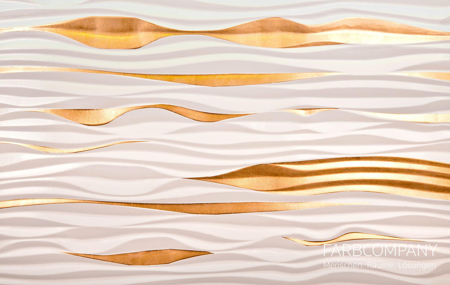 Oberflächentrends/ Gestaltung eines Tresens im Restaurant Joka in Hannover #wandgestaltung #designwand ©Mike Schleupner